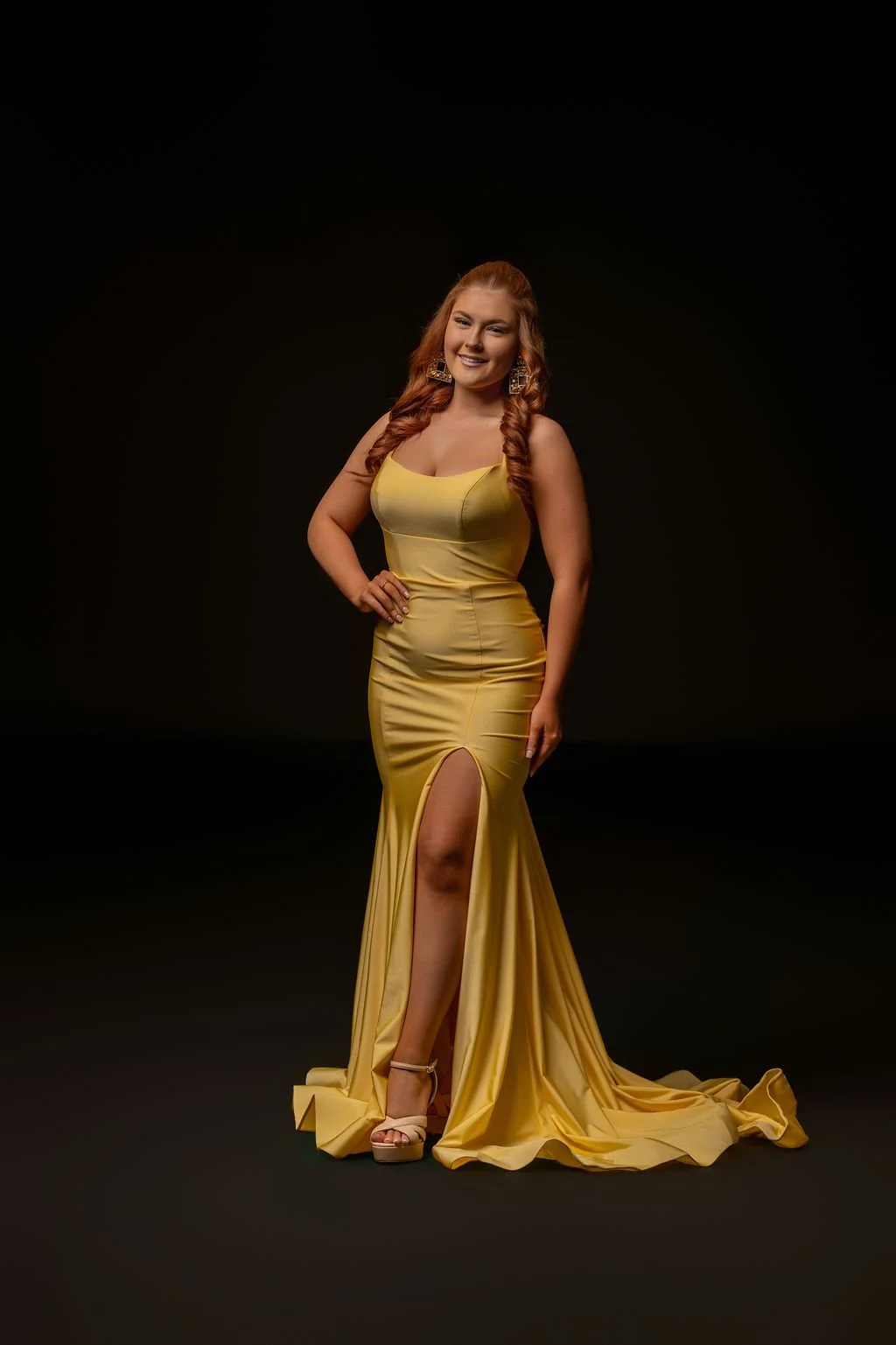 Sherri Hill Size 6 55397 Yellow