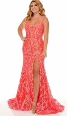 Rachel Allan 4147W neon coral 20W