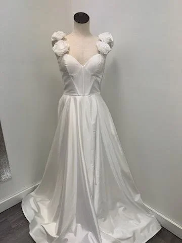 Sherri Hill Size 10 56123 Ivory