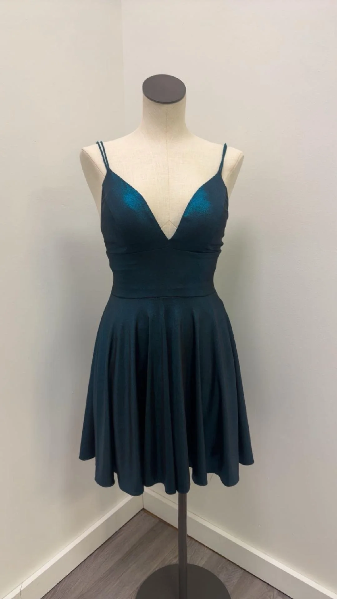 Sherri Hill 53156 blk/teal 4