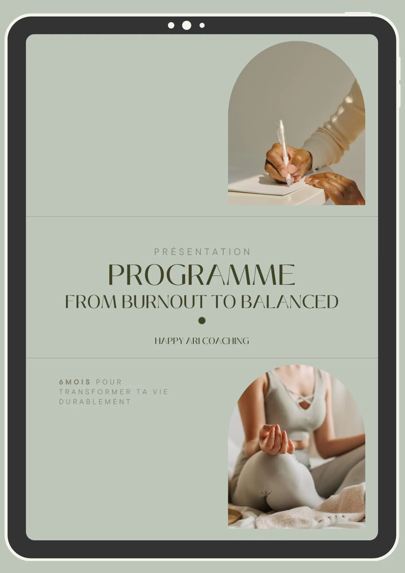 Programme from Burnout to Balanced