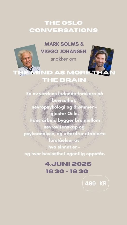 CONOS – Consciousness Oslo – inviterer til to kvelder viet til bevissthet, virkelighet og mening 