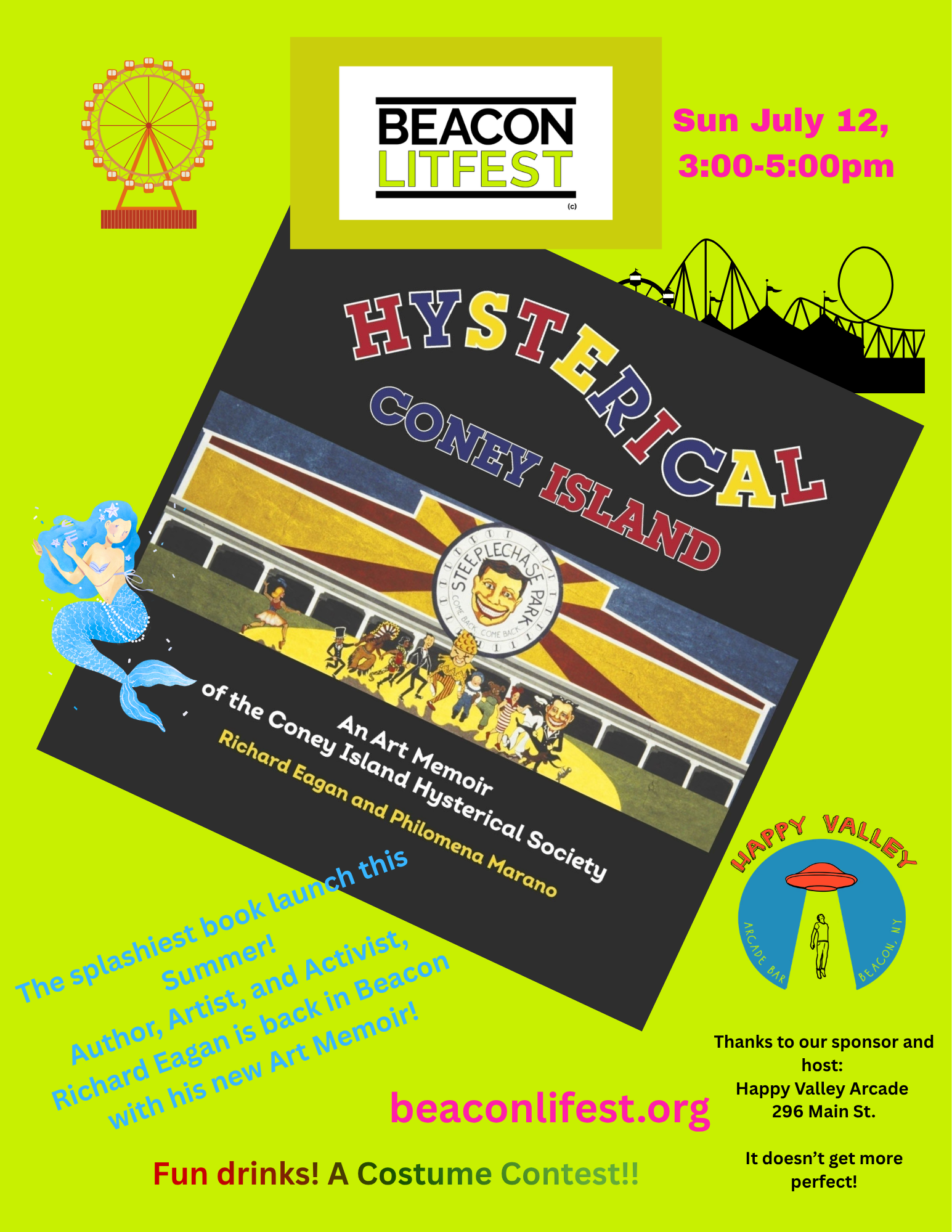 Hysterical Coney Island-FREE at Happy Valley Arcade, Main St