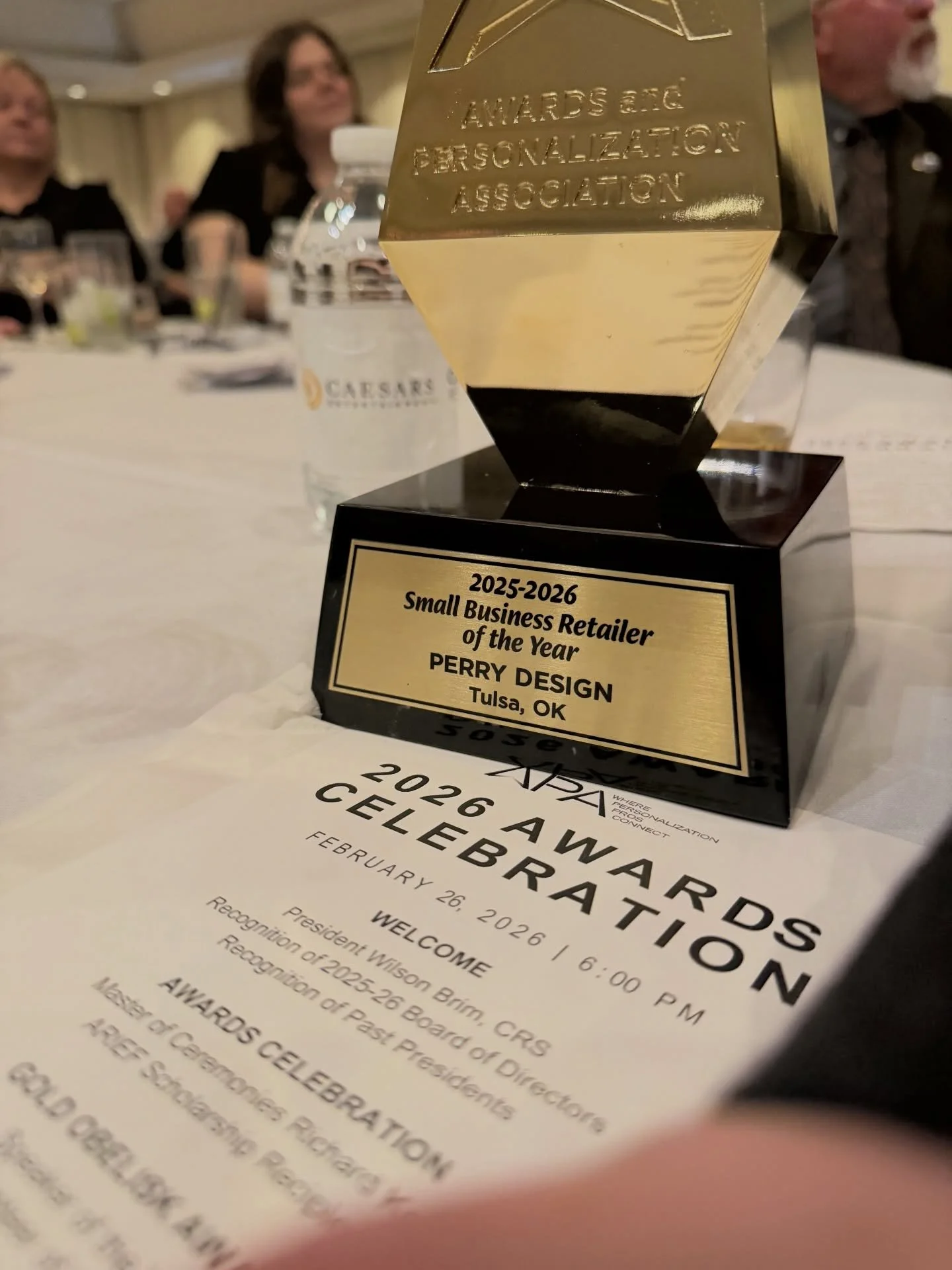 Small Retailer of the Year. 🤍

We are incredibly honored to share that Perry Design was named Small Retailer of the Year at the APA International Expo.

To be recognized by leaders in the awards and personalization industry is something we don&rsquo