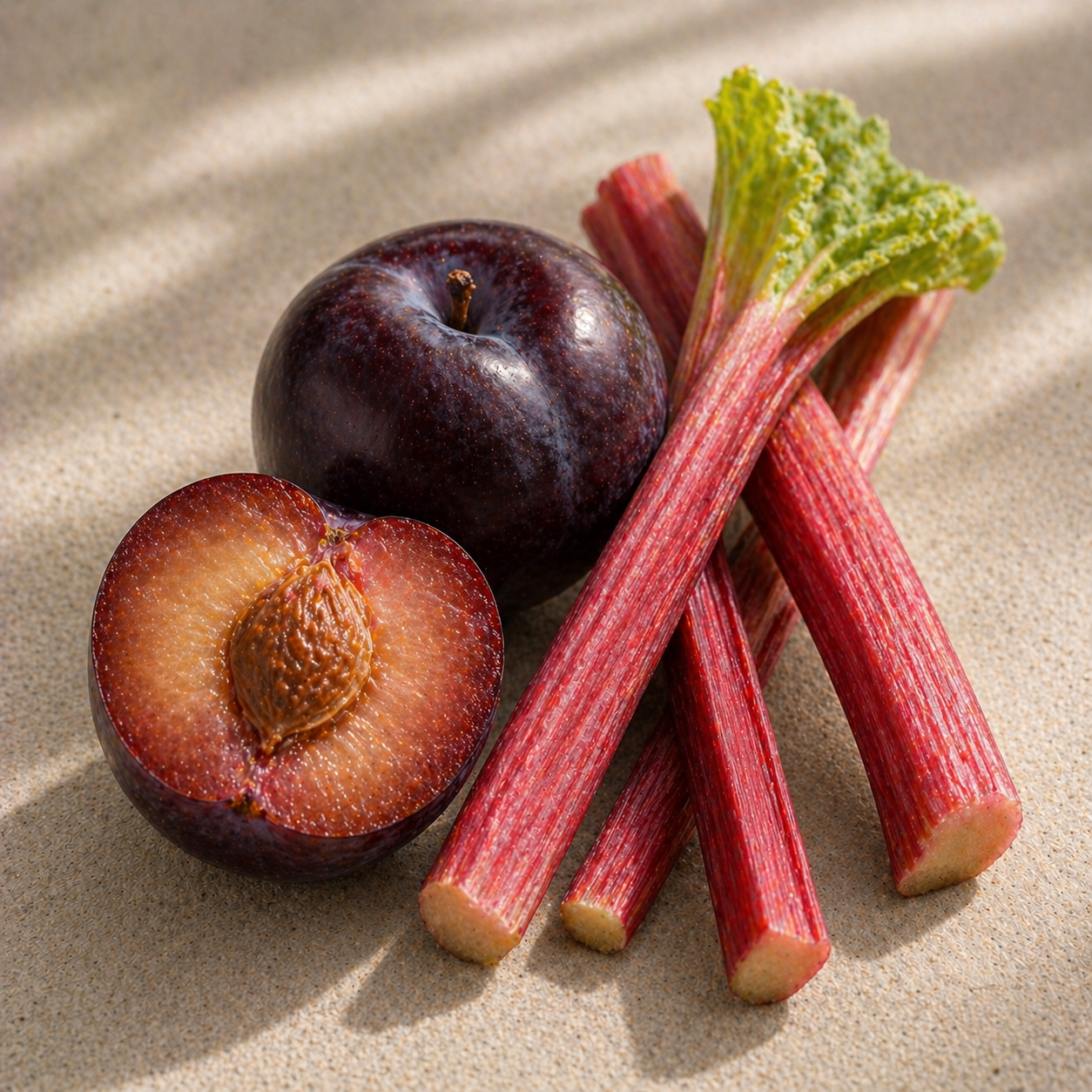 Plum & Rhubarb