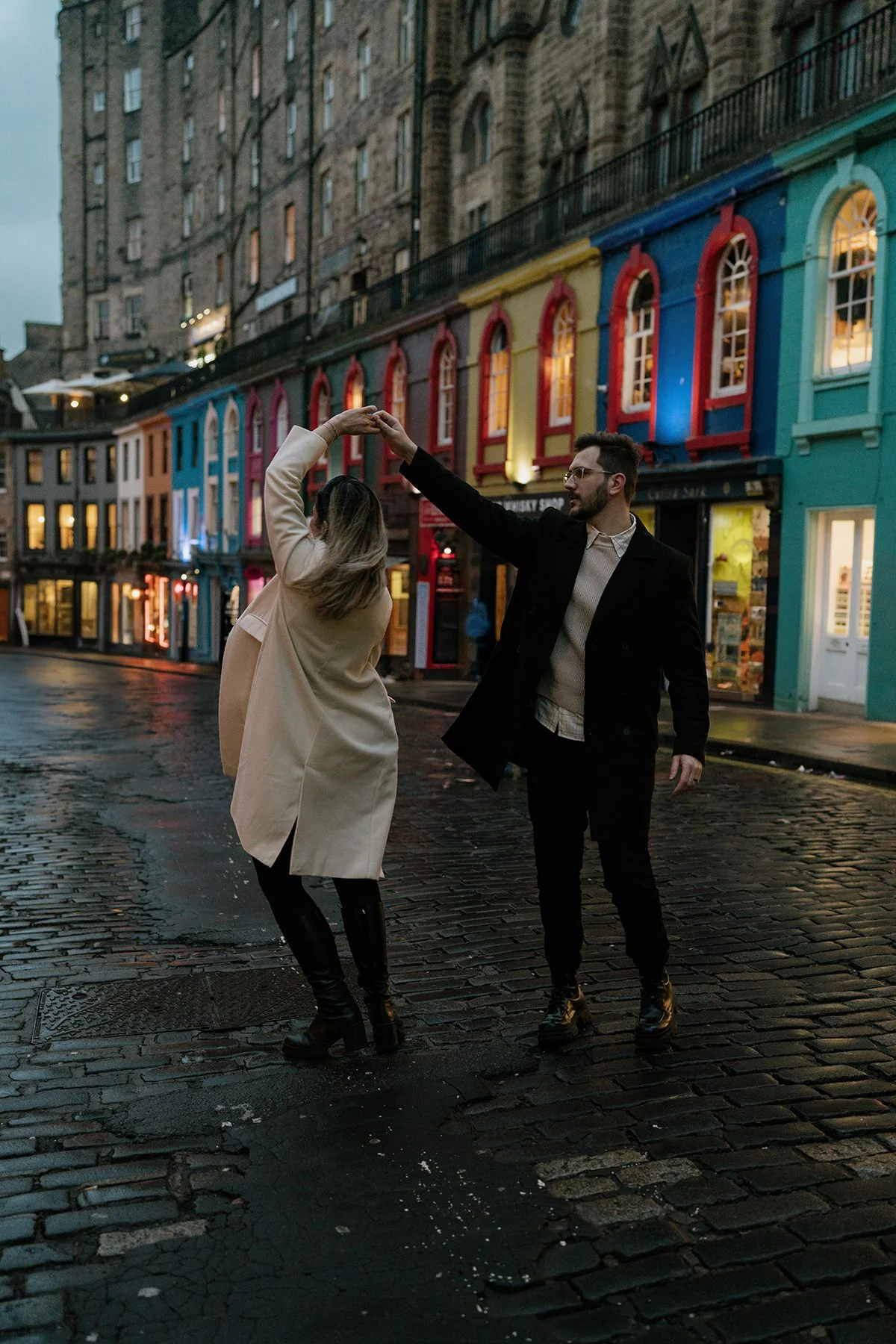 Timeless Fashion Cinematic Editorial Engagement Wedding Edinburgh-69.jpg