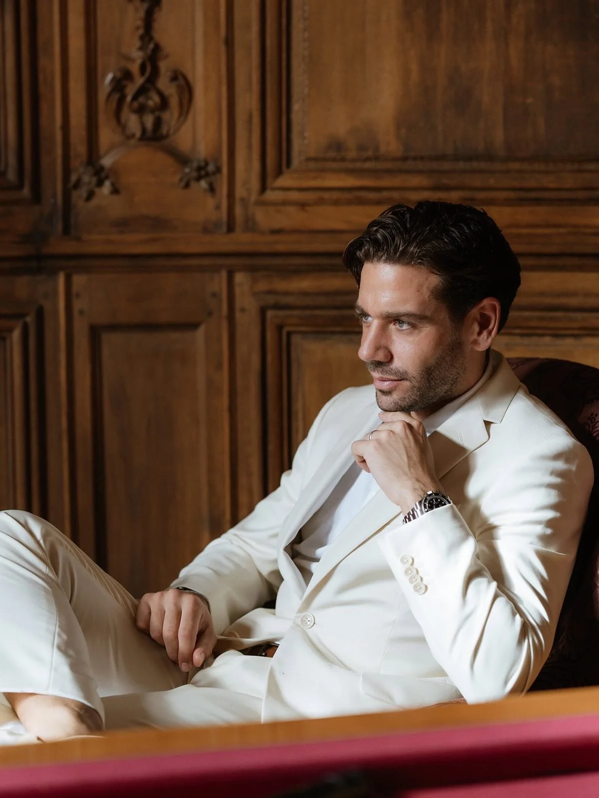 Getting ready at Ch&acirc;teau de Tourreau feels like stepping into a film - soft morning light spilling through tall windows, quiet moments before the celebration, and that timeless South of France elegance in every corner.

For this part of the day