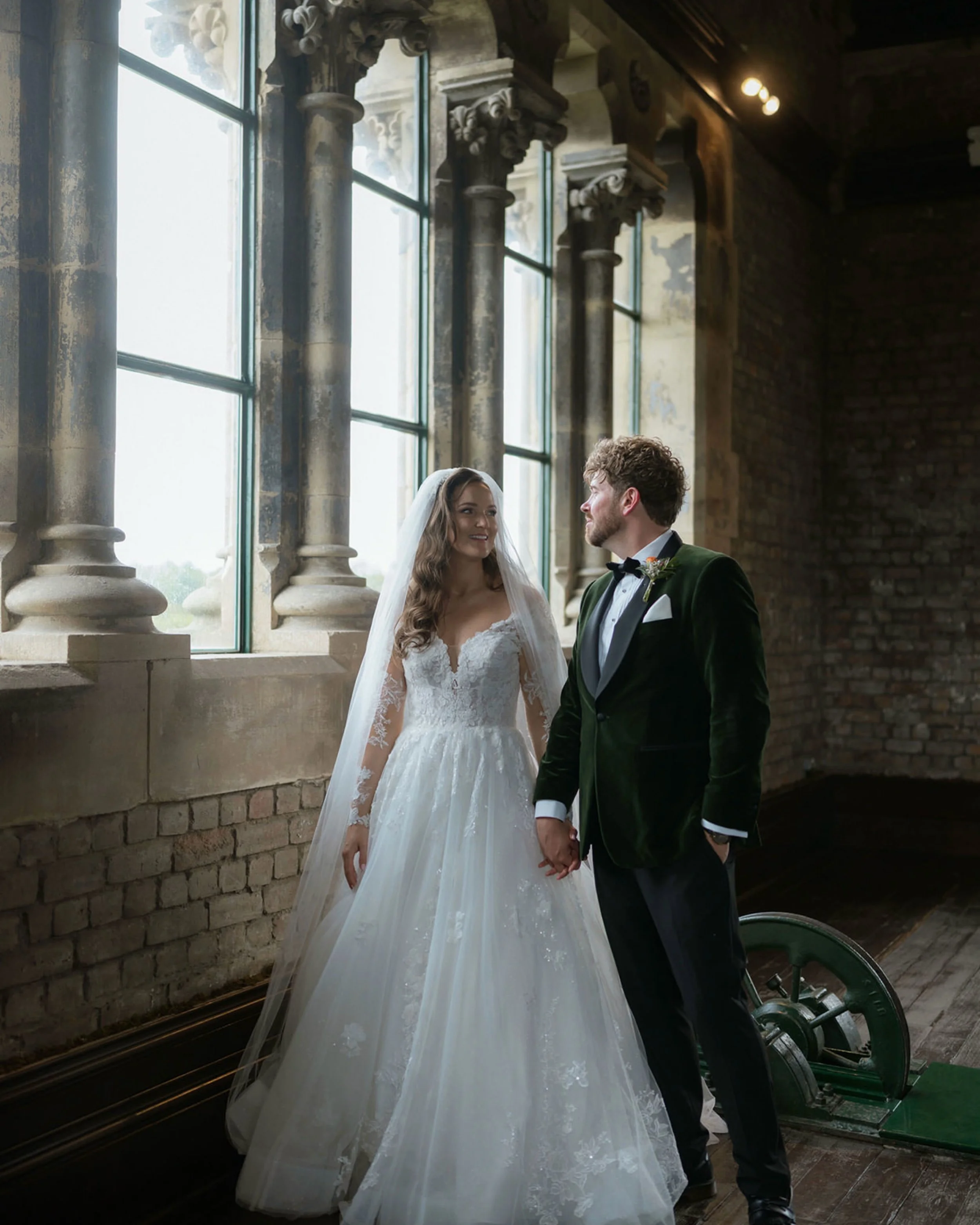 Happy one year anniversary to these lovebirds ❤️ @alexandra.reynolds_ at the stunning @daltonoldpumphouse with gorgeous florals from @wisteriaavenueflowers #wedding #ukweddingphotographer #northeastweddingphotographer #weddinginspo #weddingphotograph