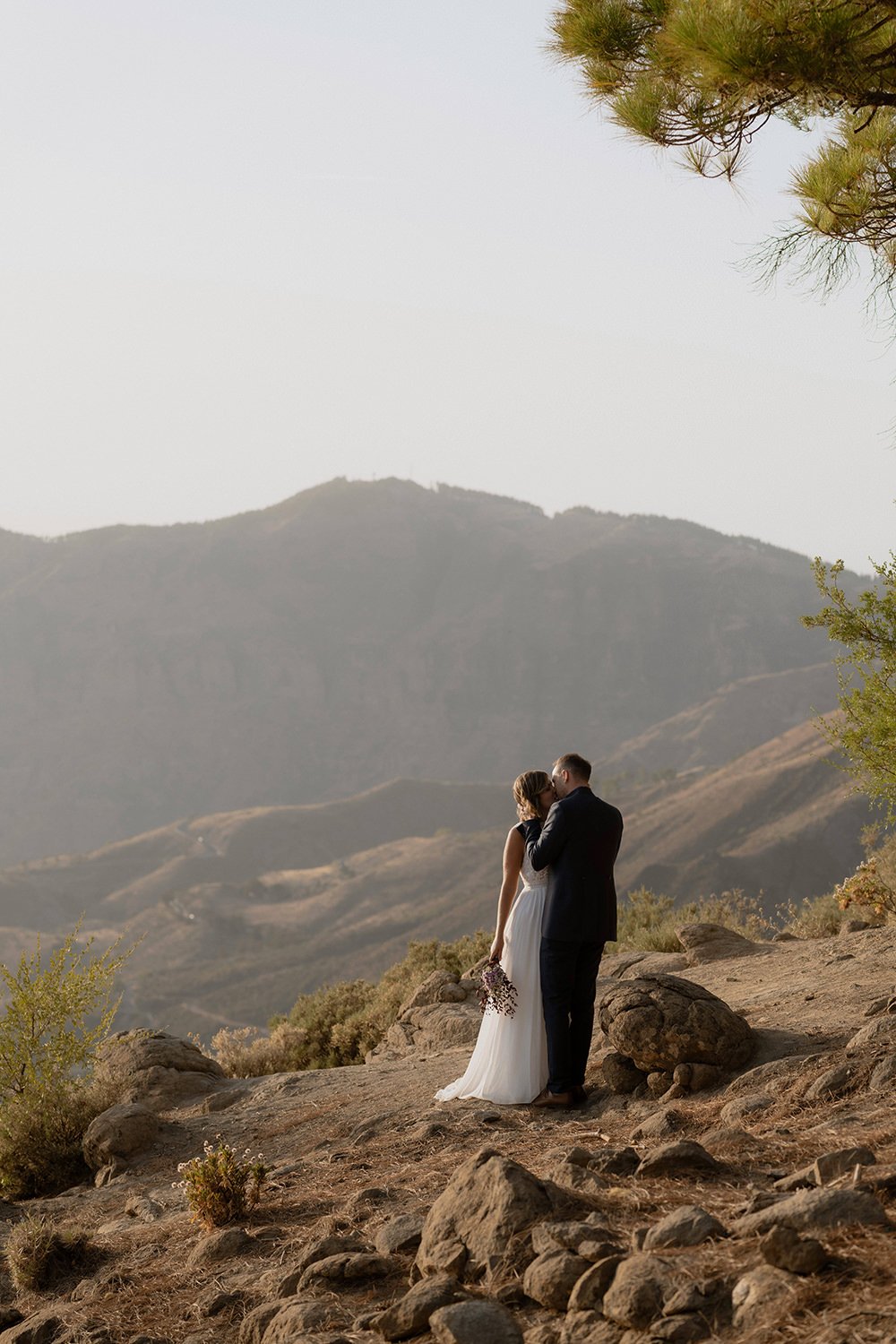 Timeless Wedding Editorial Roque Nublo Elopement Gran Canaria Portraits-50.jpg