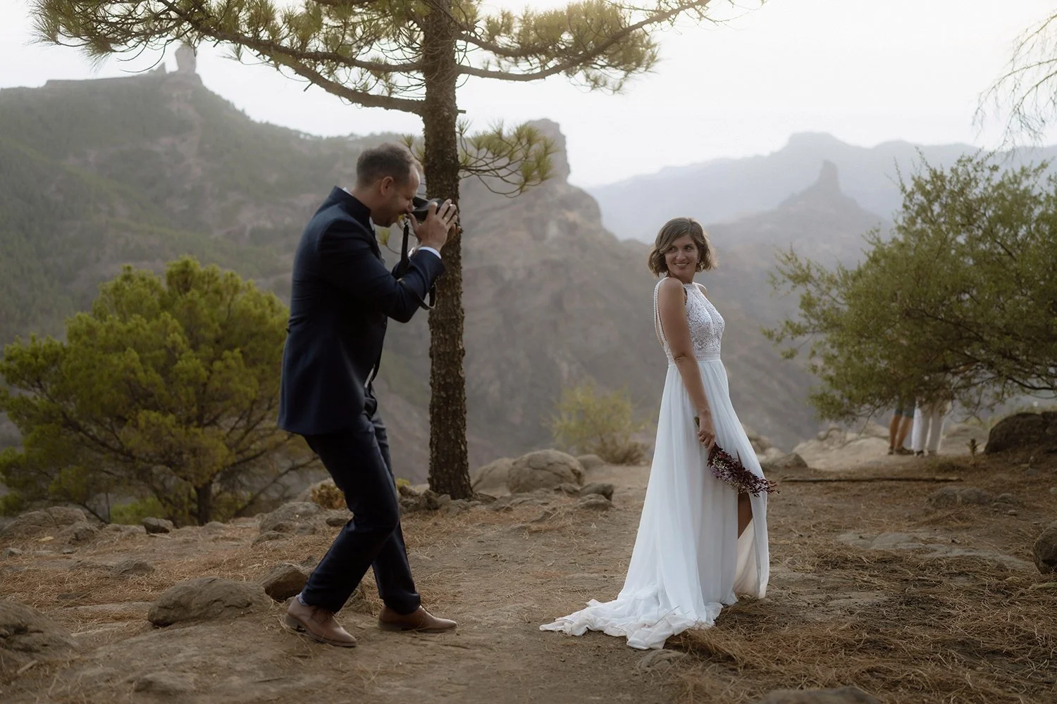 Timeless Wedding Editorial Roque Nublo Elopement Gran Canaria Portraits-97.jpg
