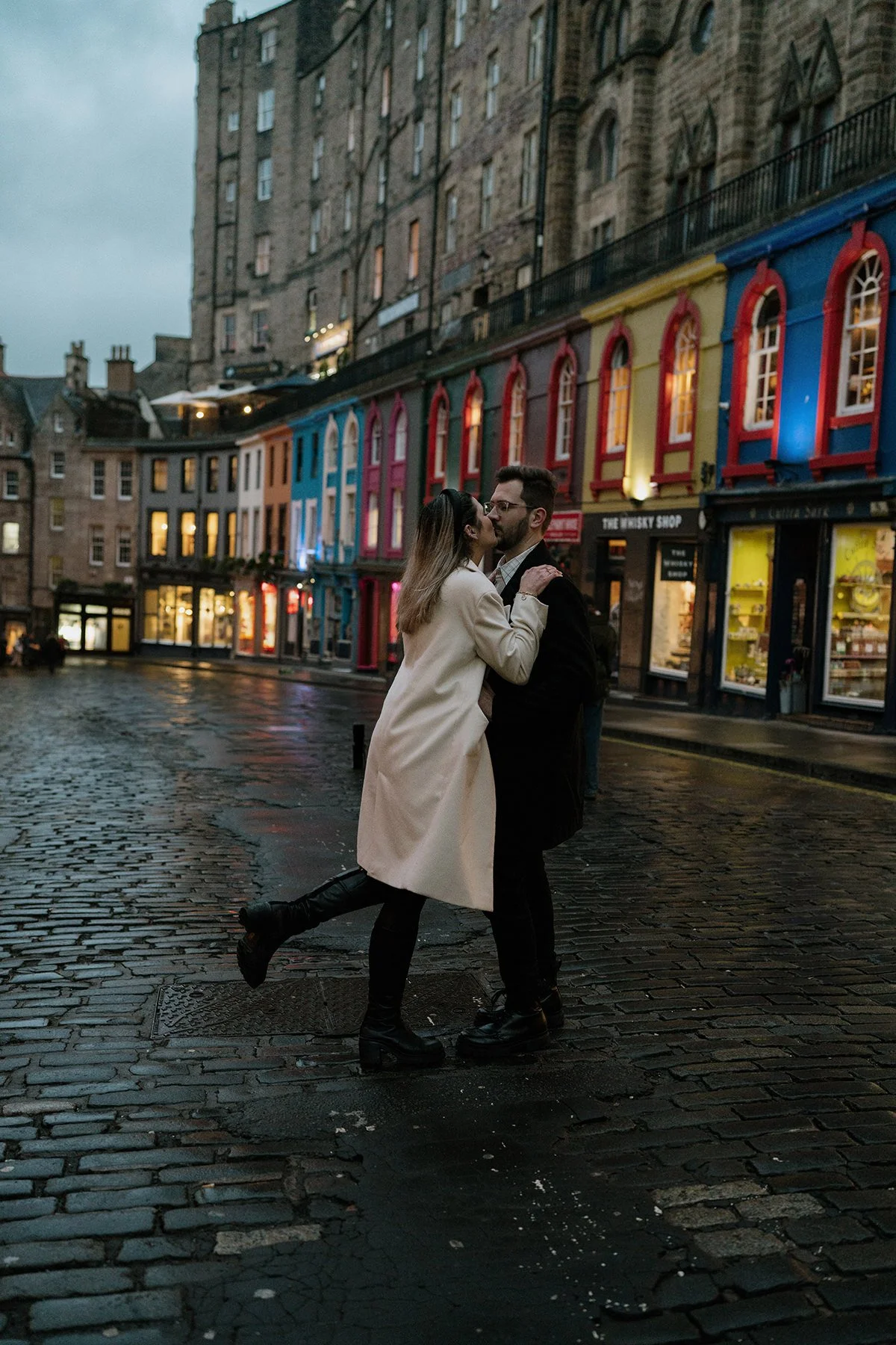 Timeless Fashion Cinematic Editorial Engagement Wedding Edinburgh-71.jpg