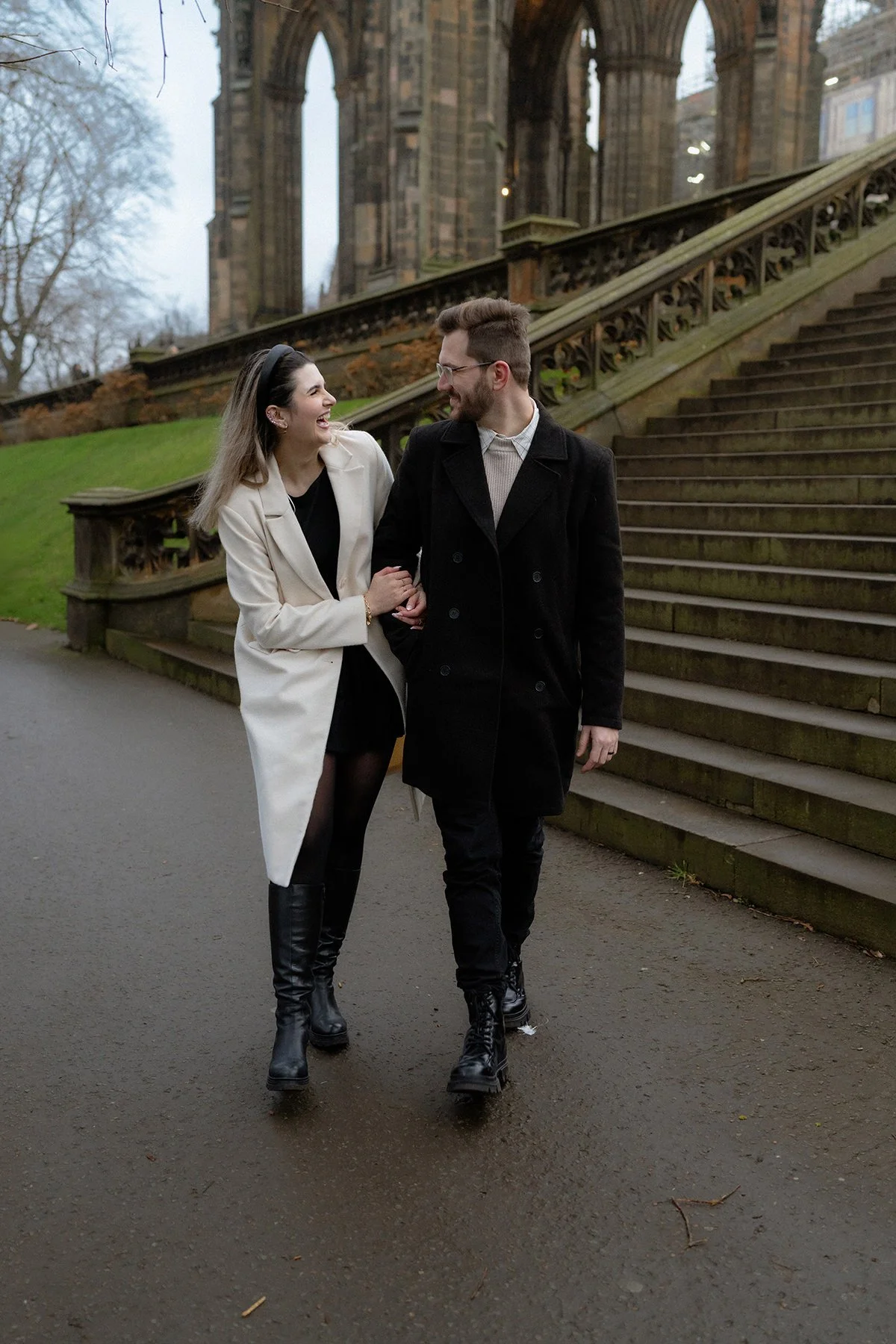 Timeless Fashion Cinematic Editorial Engagement Wedding Edinburgh-52.jpg