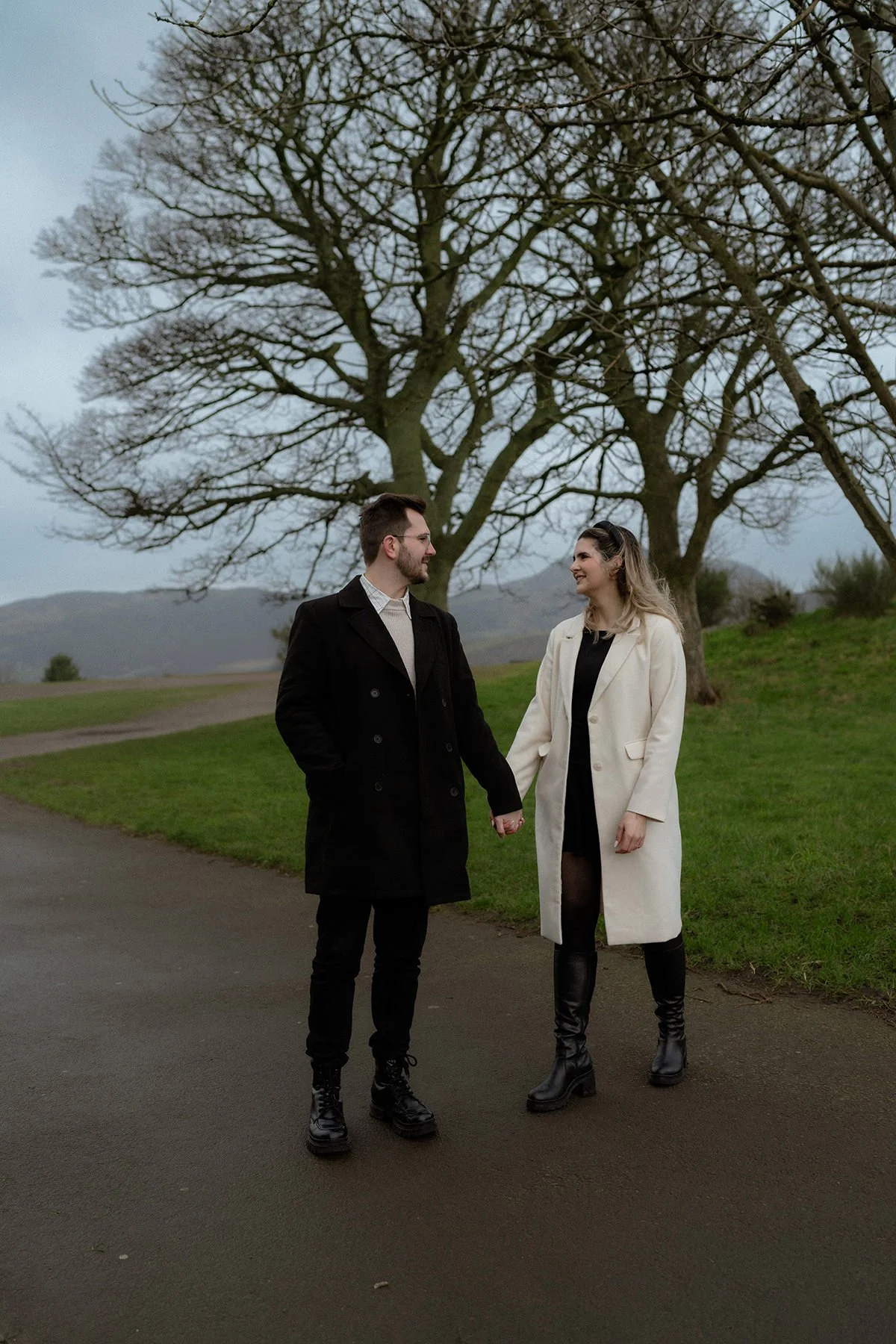 Timeless Fashion Cinematic Editorial Engagement Wedding Edinburgh-21.jpg