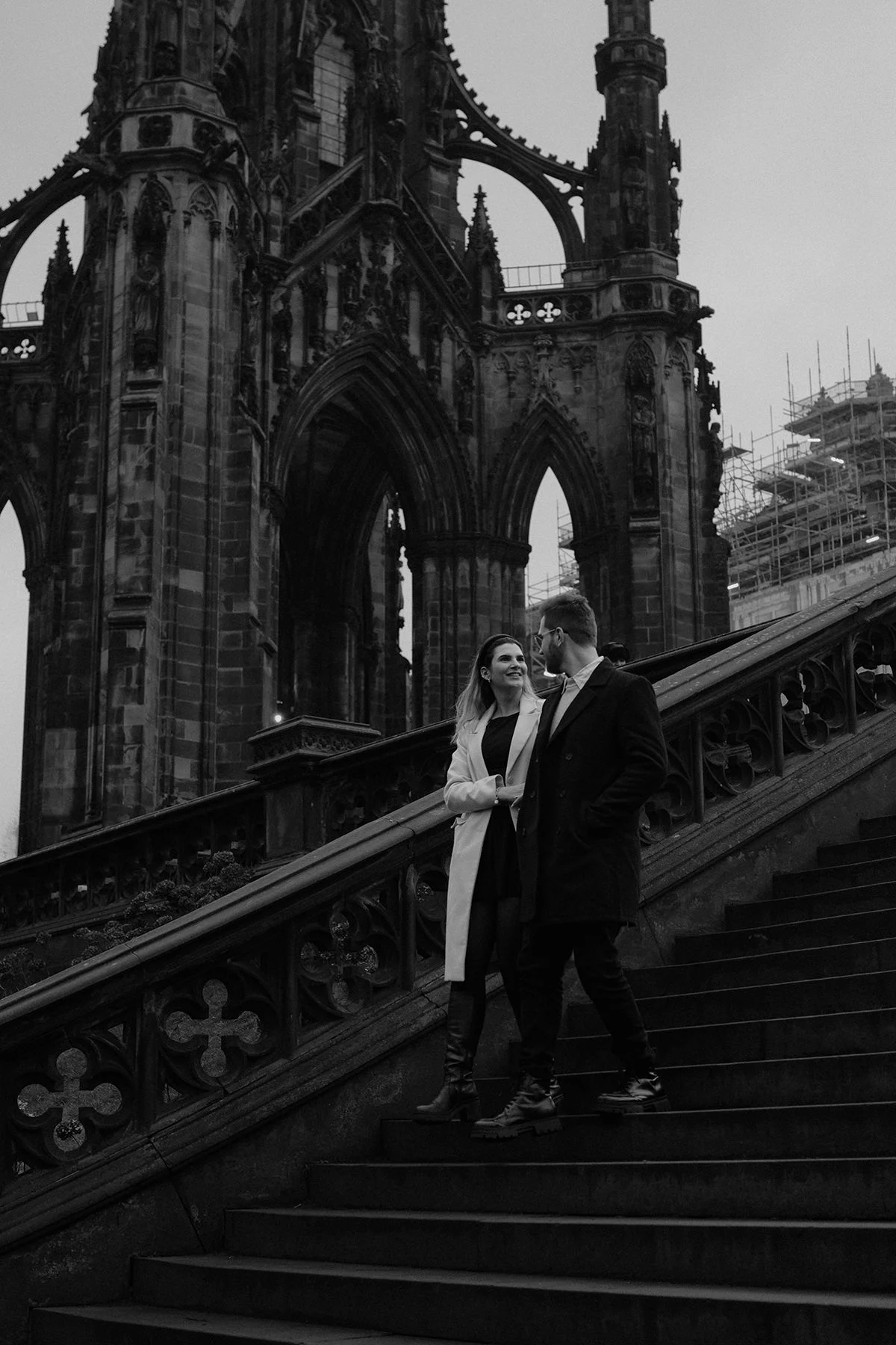 Timeless Fashion Cinematic Editorial Engagement Wedding Edinburgh-48.jpg