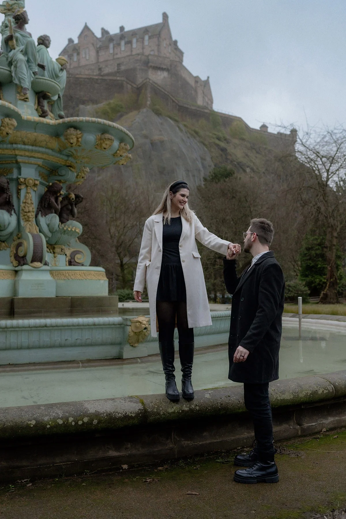 Timeless Fashion Cinematic Editorial Engagement Wedding Edinburgh-66.jpg