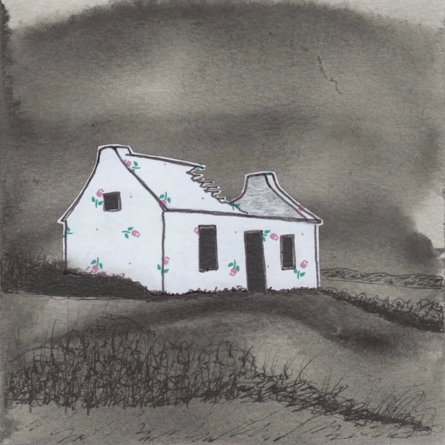 Shelf Paper and Ink  -  5x5 inches  -  2021