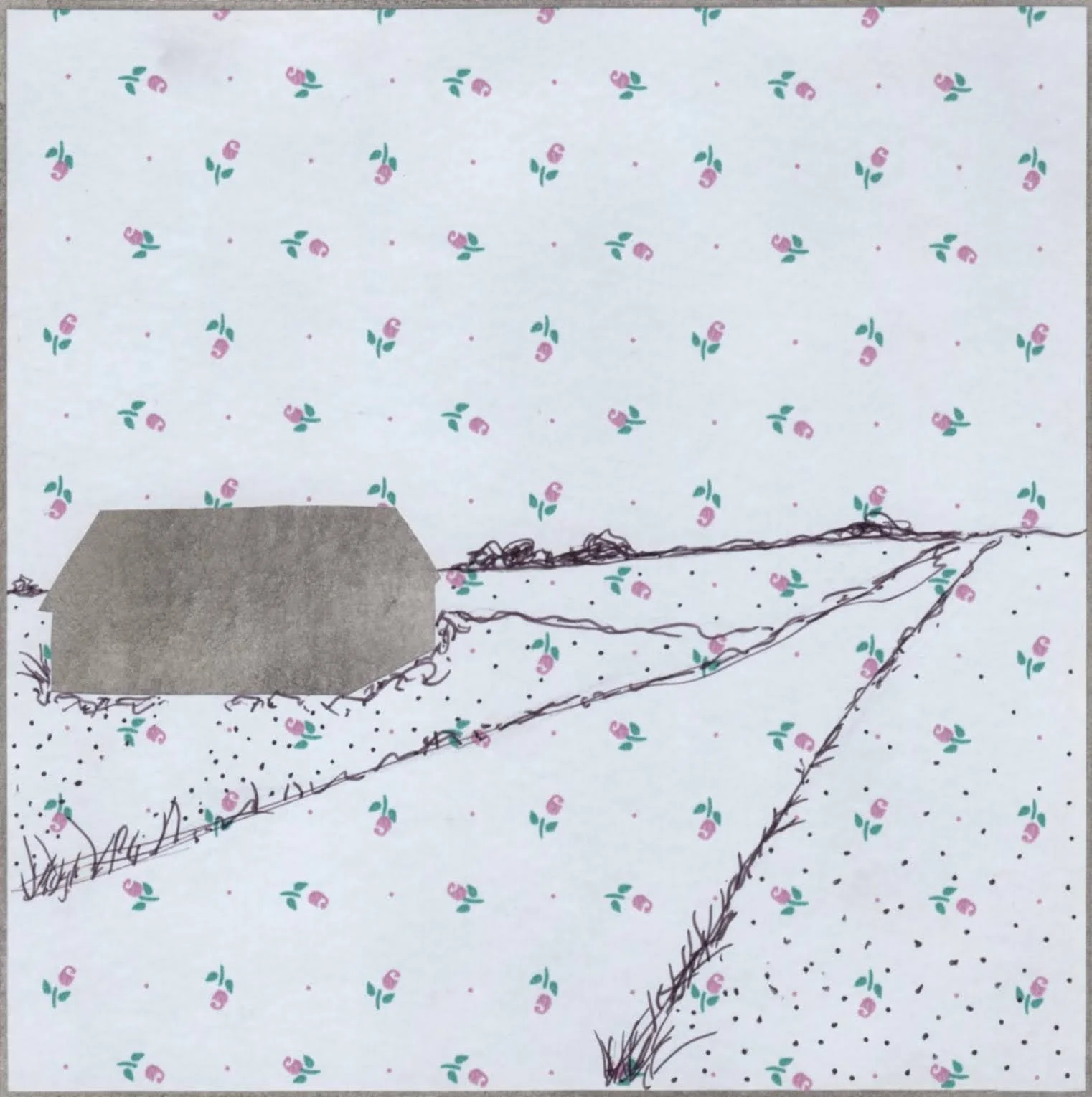 Shelf Paper and Ink  -  5x5 inches  -  2021