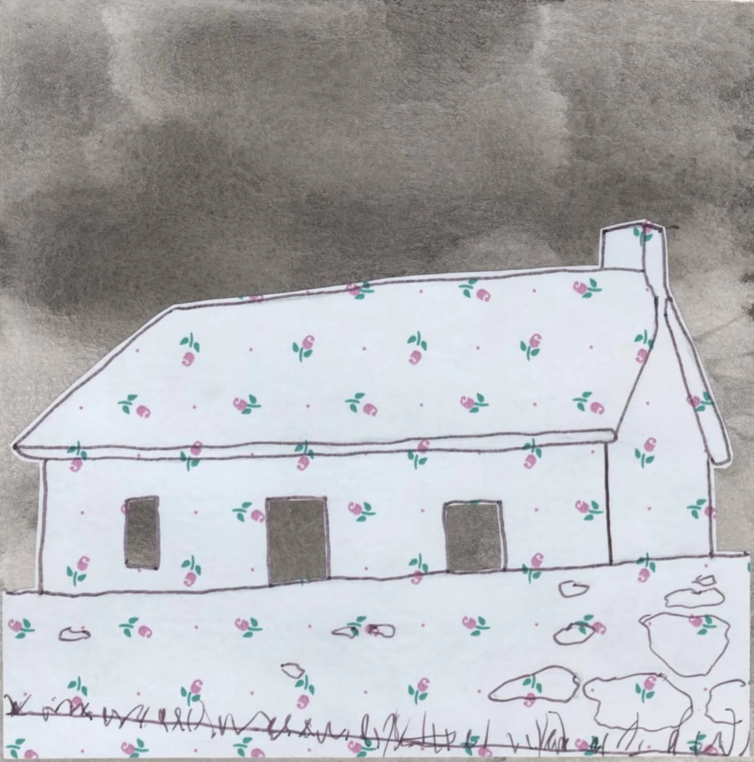 Shelf Paper and Ink  -  5x5 inches  -  2021