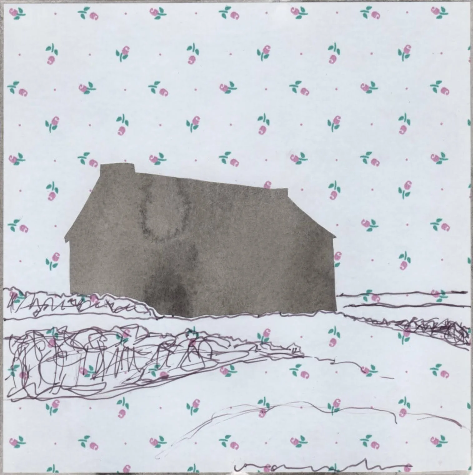 Shelf Paper and Ink  -  5x5 inches  -  2021