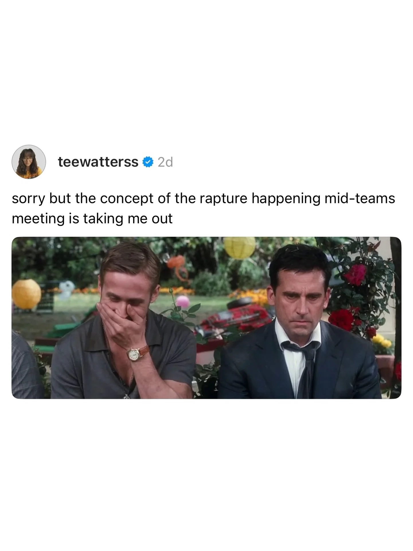 How are we suppose to Live, Love, and Rapture under these conditions?!? But seriously shouldn't they have given us the day off at least? Anyways, what's your rapture OOTD? 

📸 @teewatterss