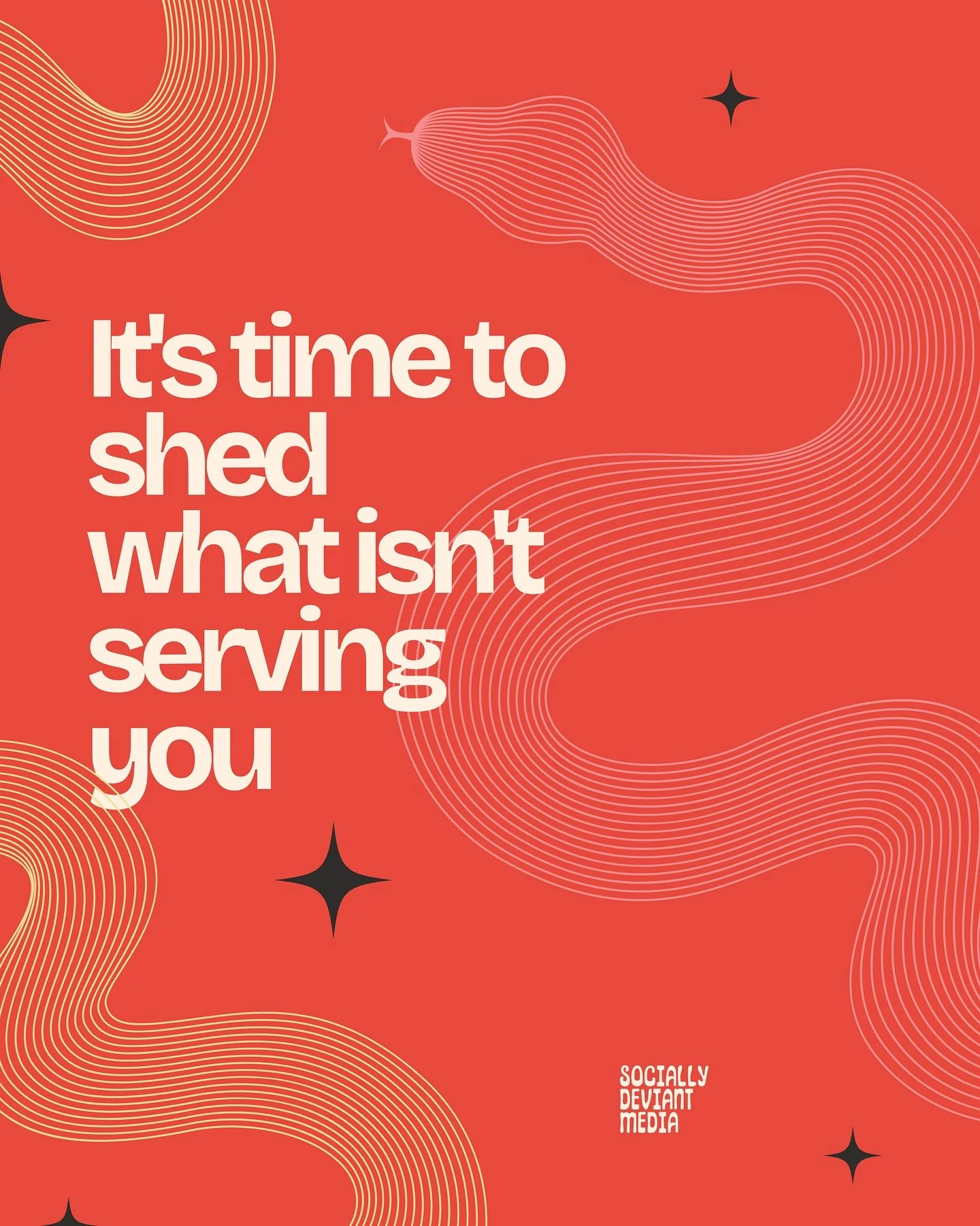 I know it's January 1st... but 

It still is the year of the snake for a few more weeks, which means we still have time to shed what is no longer working for us, and to prepare ourselves for a fresh start. 

I know I am.