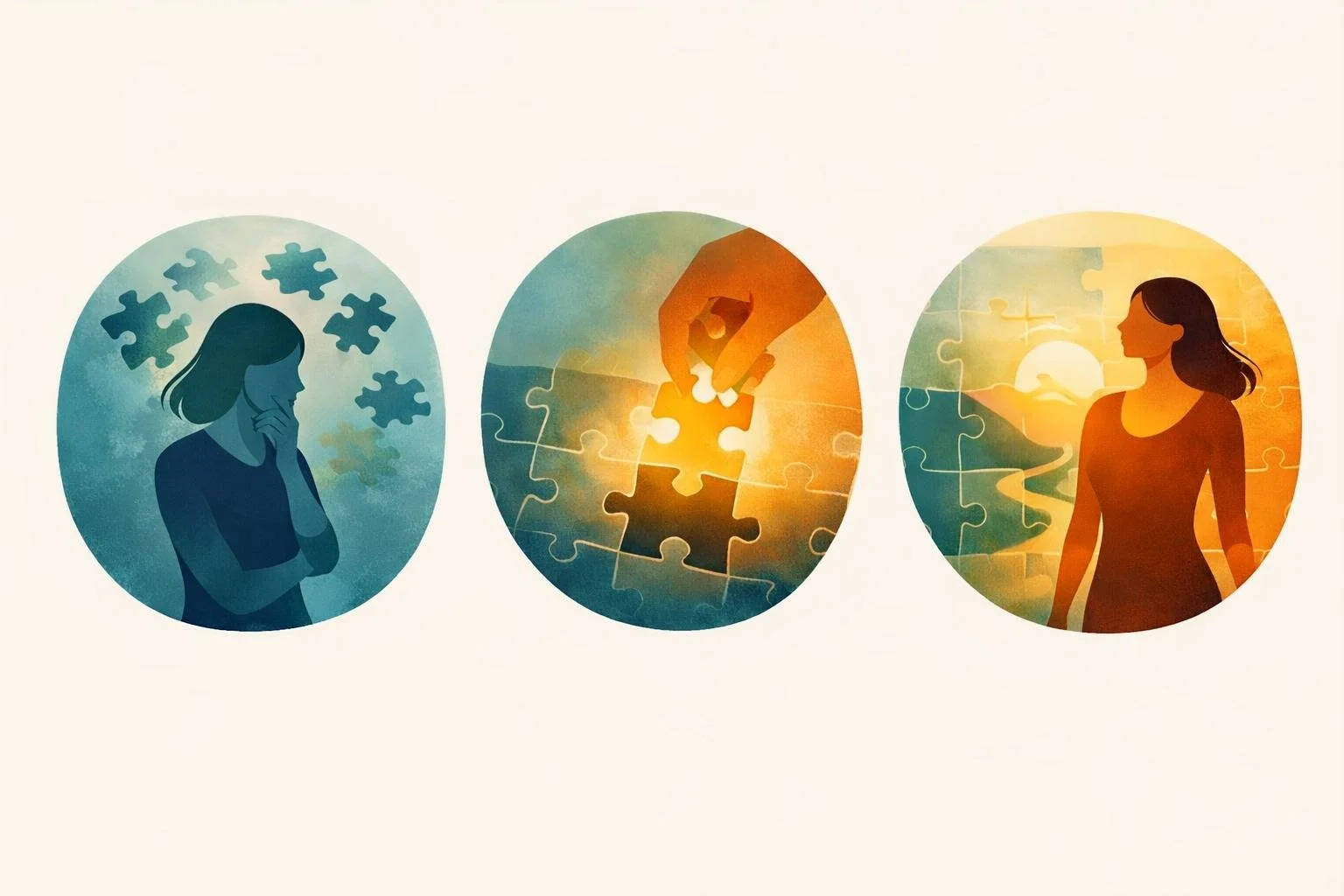 illustration af indsigter via clairvoyance