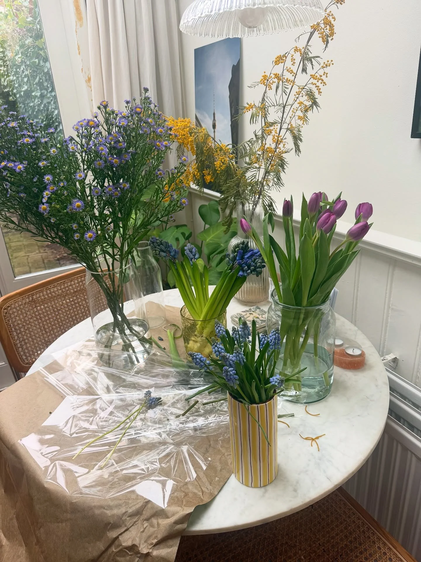 Last weekend: flowers, cleaning, zen &amp; cozy 🧿