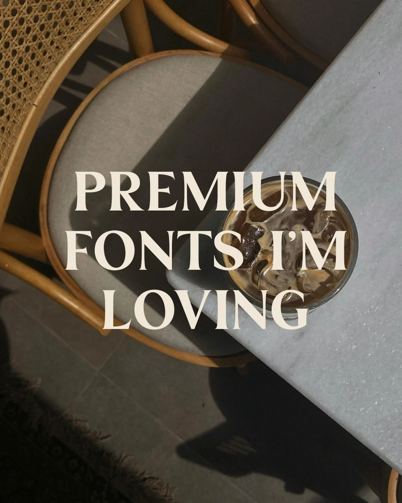 Stop using the same Canva fonts as everyone else 🙅&zwj;♀️

Custom fonts are way more affordable than you think (many are even under $50!) and they completely transform your website&rsquo;s vibe.

Comment SUBSTACK to see my article on the current fon