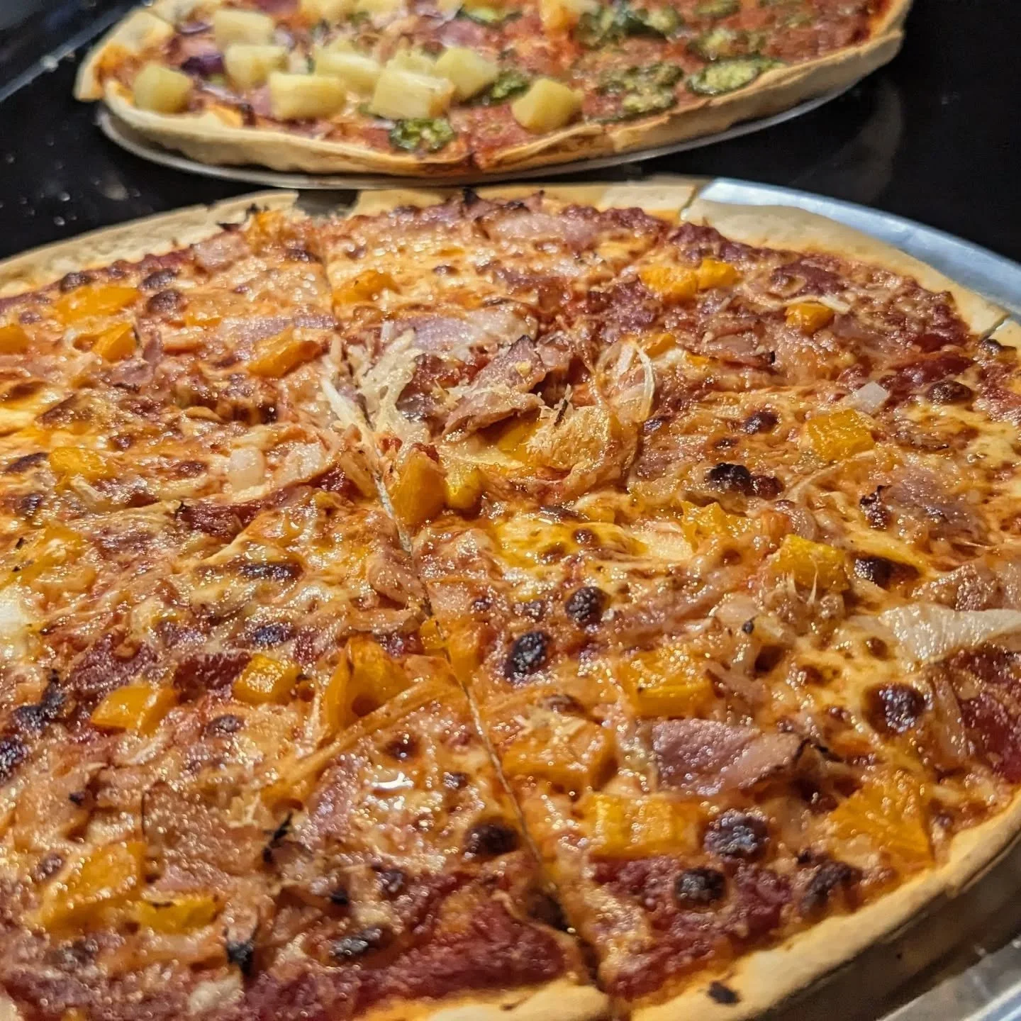 Throwback to the thin and crispy pizza from one of my first jobs at pizza hut. Cracker thin.