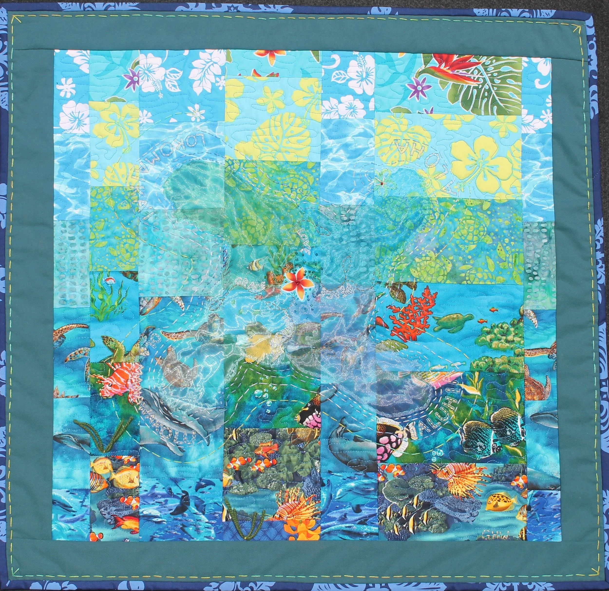 Hawaiian Art Quilt Reinterpreted