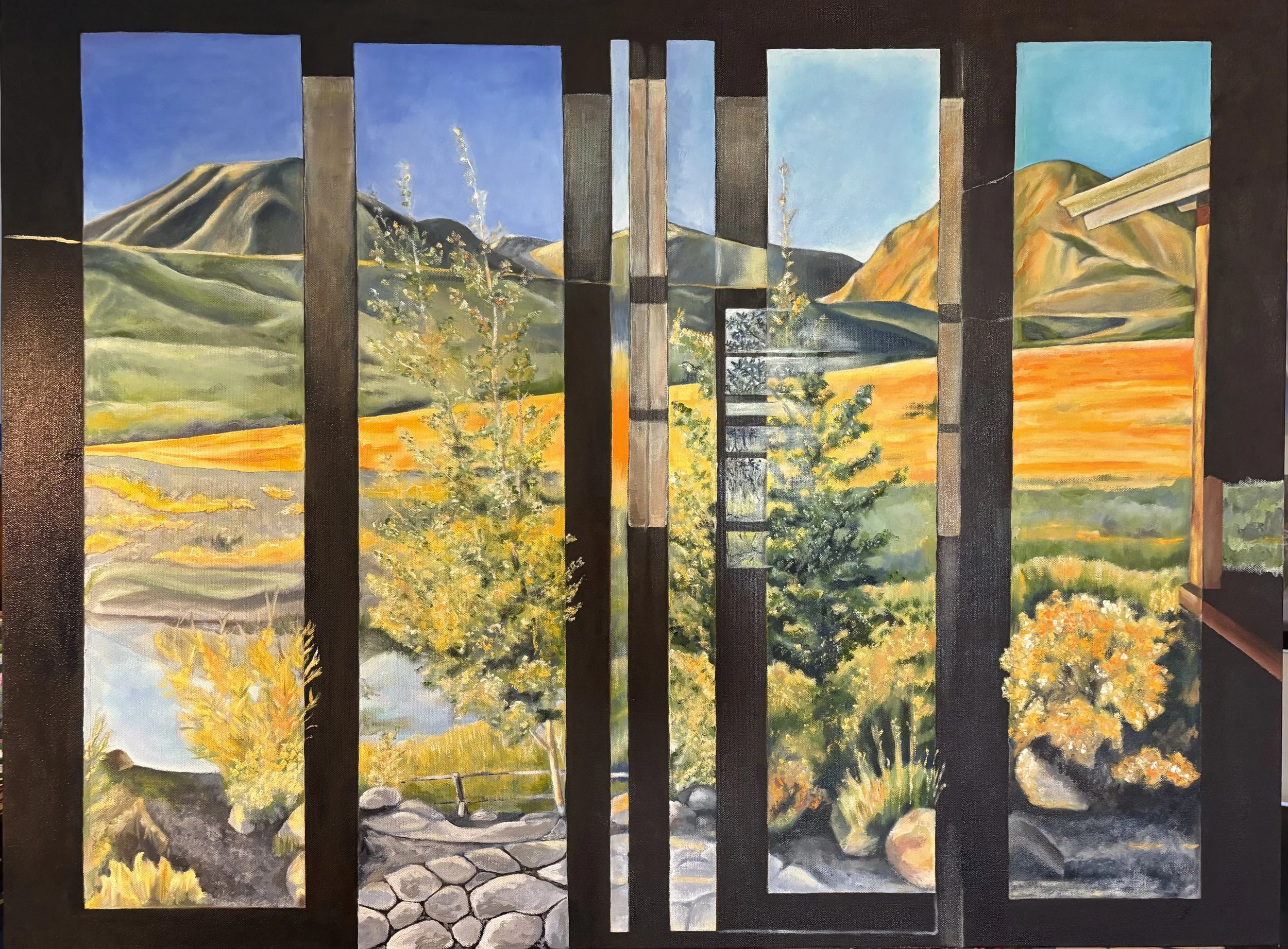 The View - Oil 30" x 40"