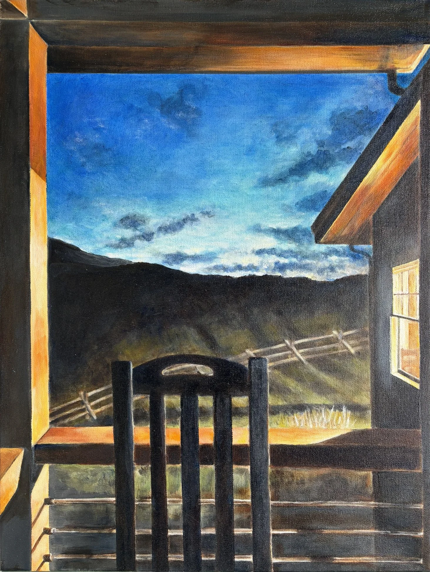 Montana Twilight - Oil 24" x 18"