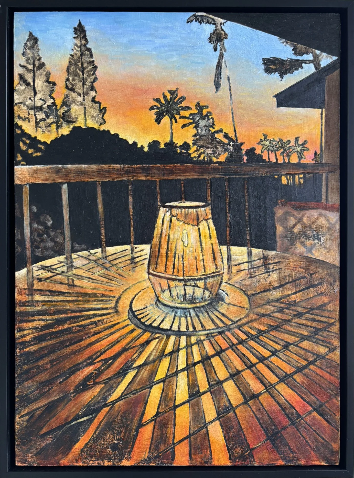 Sunset Lantern - Oil 21.5" x 15.5"