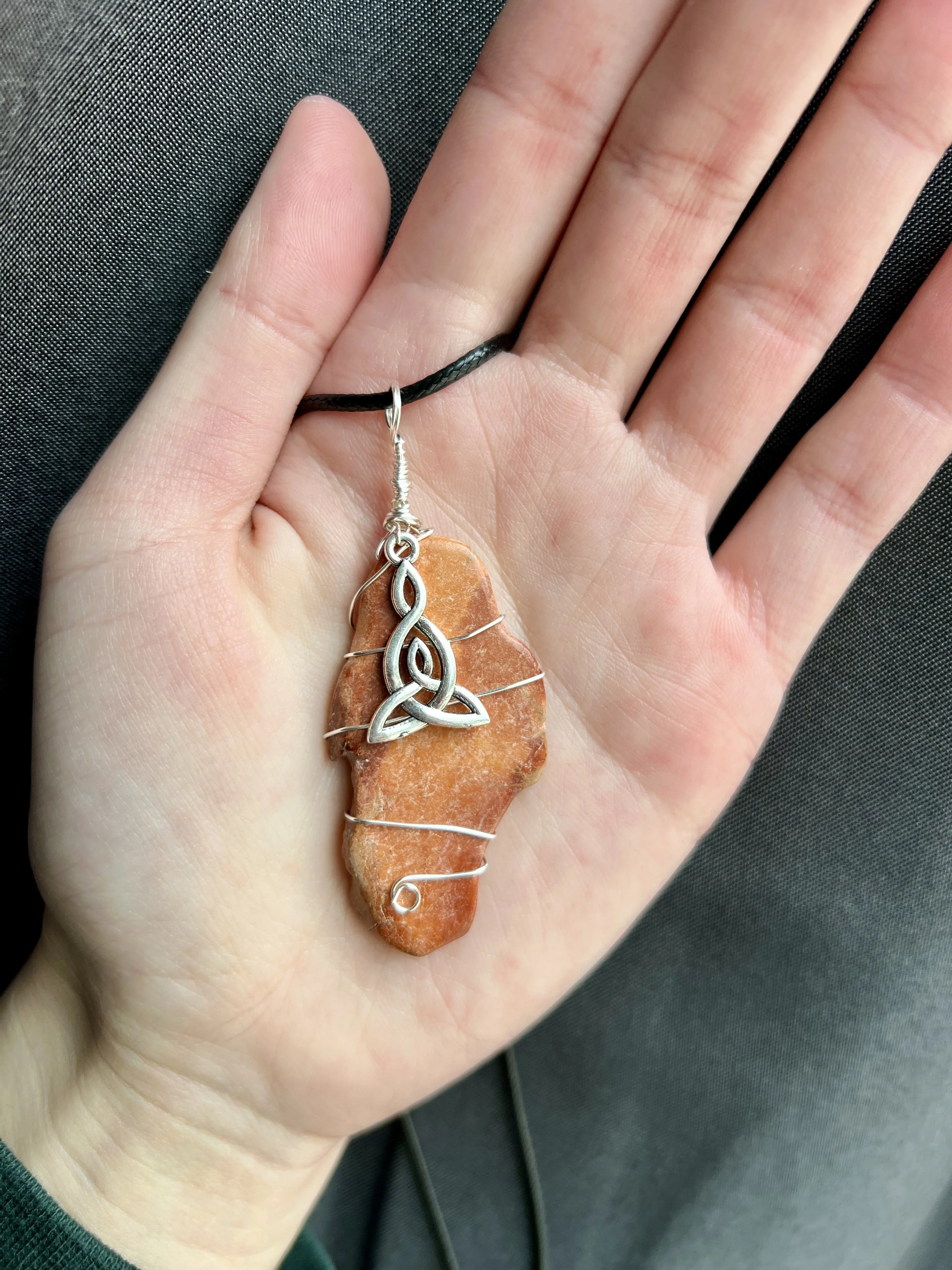 Wrapped Orange Stone