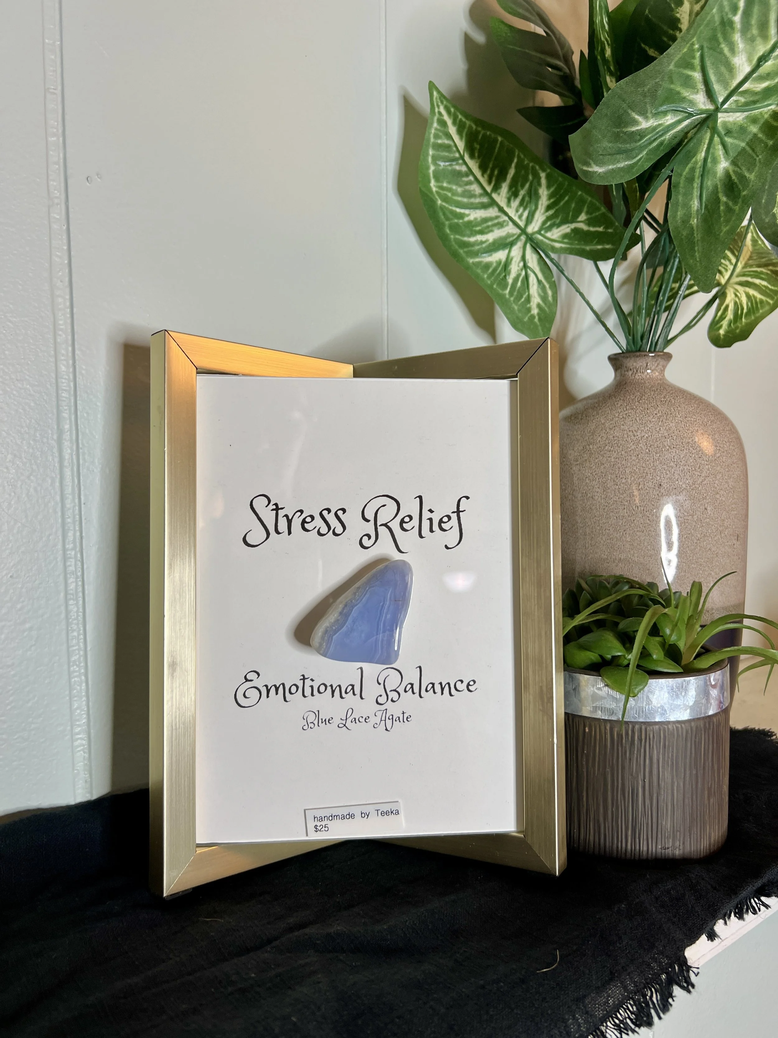 Blue Lace Agate Frame