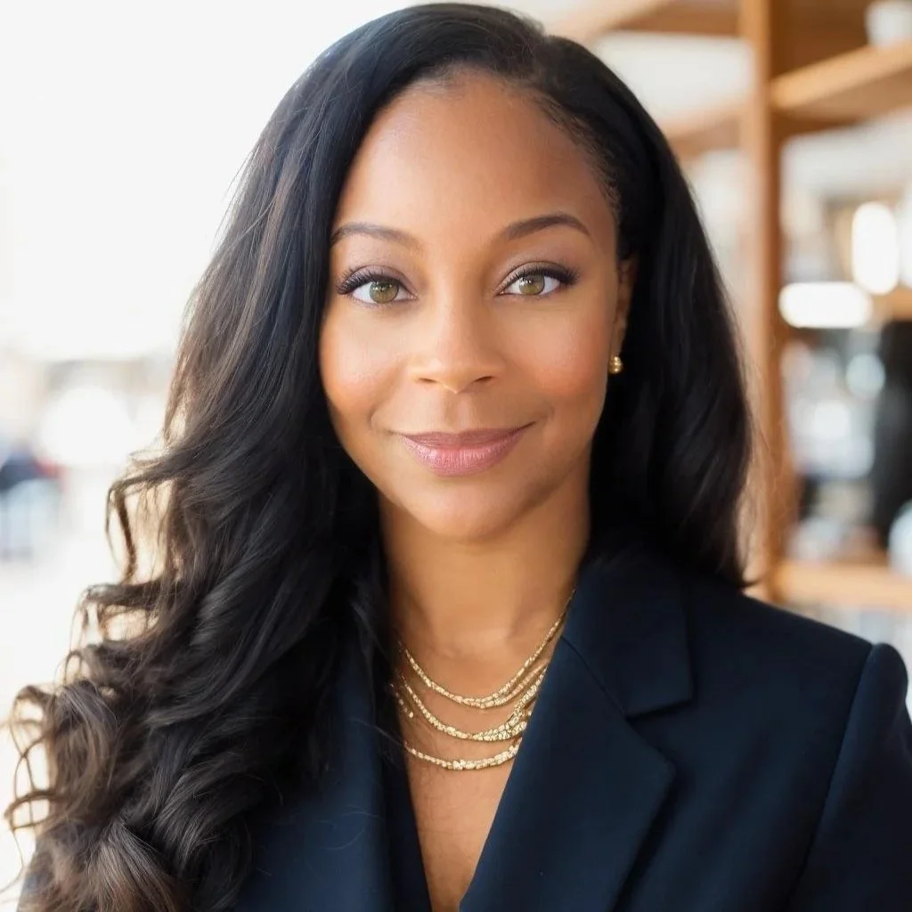 Nicole S. Jones, founder of First Consulting Properties, an Atlanta-based interior stylist and home staging expert specializing in luxury interiors, design strategy, and curated living spaces.