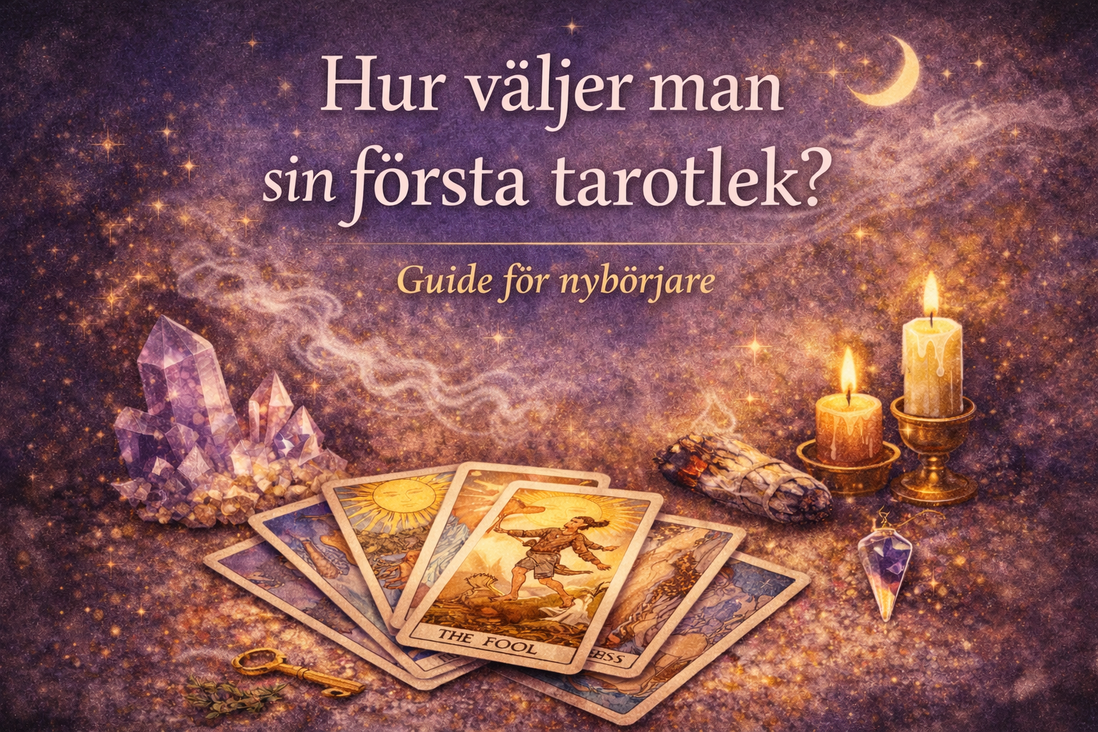 Hur väljer man sin första tarotlek?