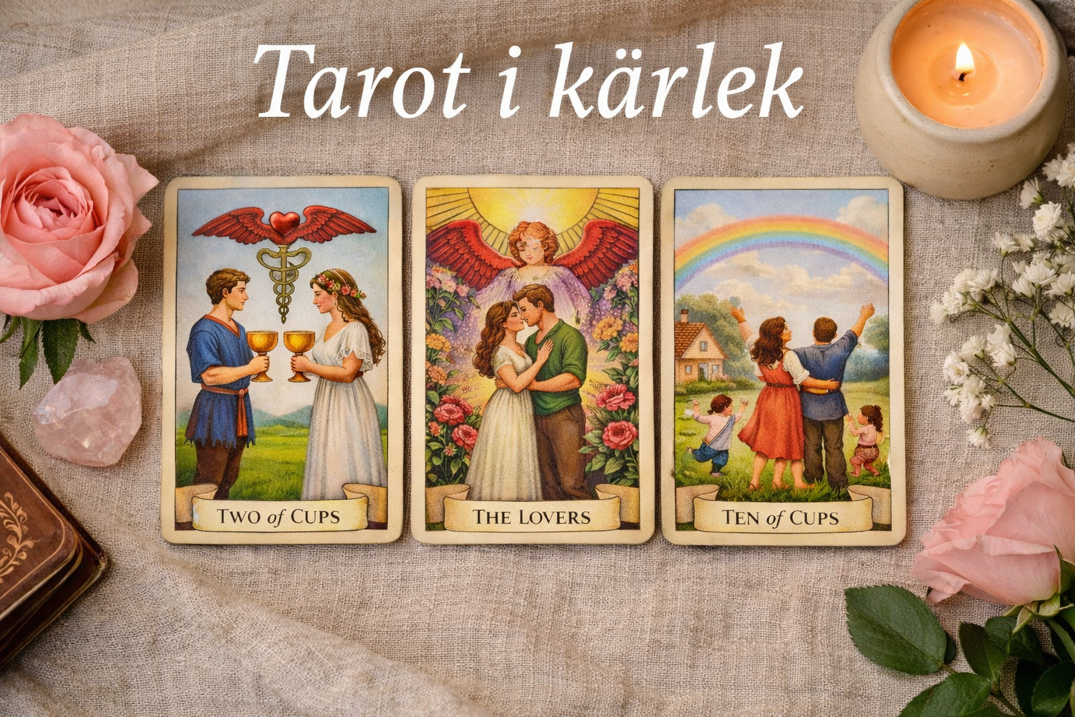 Tarot i kärlek – hur korten speglar relationer