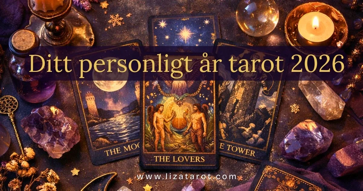 Personligt år tarot 2026 – räkna ut ditt år och vad det betyder för dig