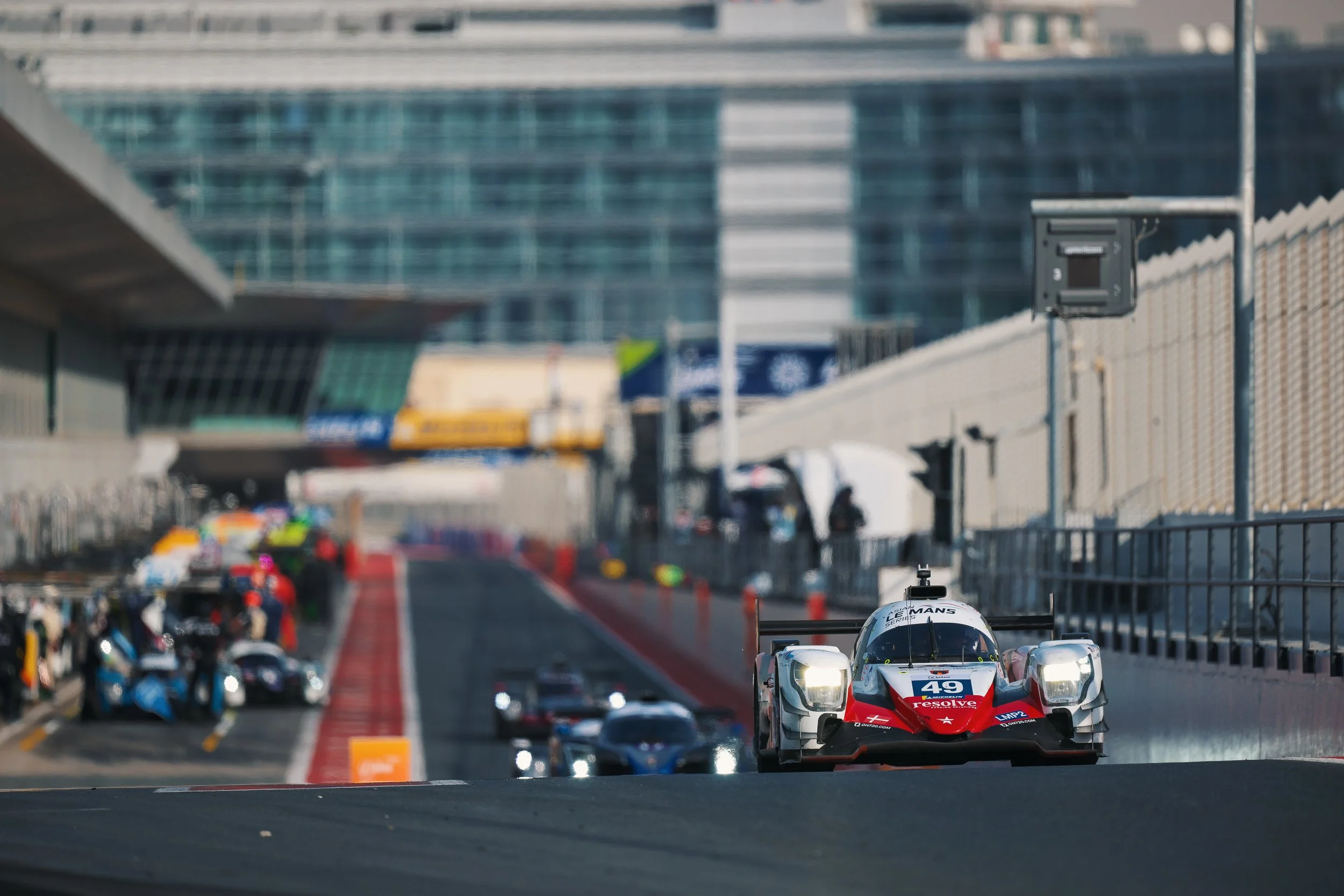 Theodor Jensen Impresses With Fastest Lap Pace in ALMS Dubai Double-Header