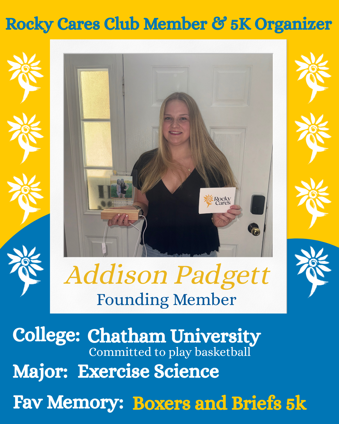 2025 Inaugural Recipient - Addison Padgett