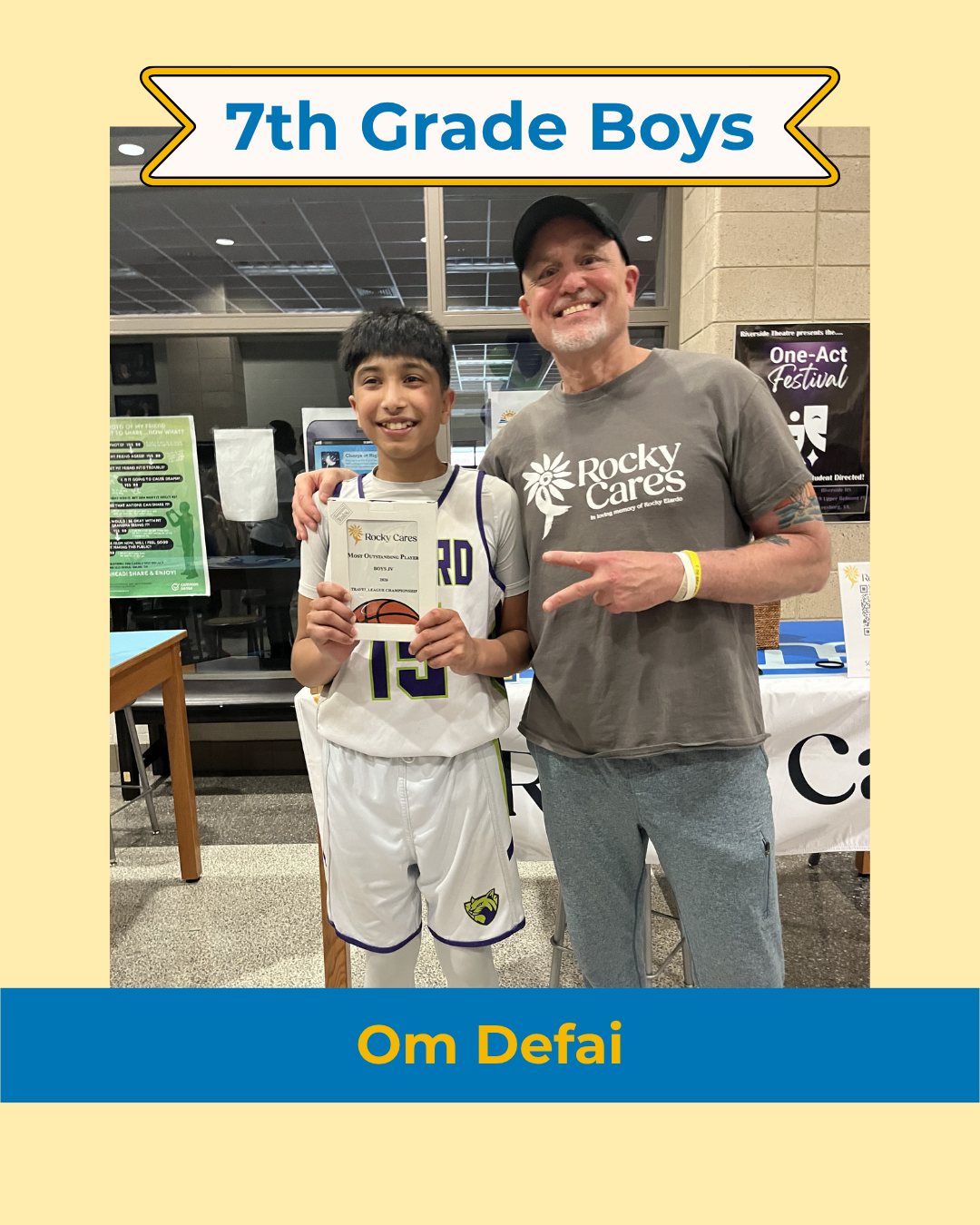 2026 7th Grade Boys - Om Defai