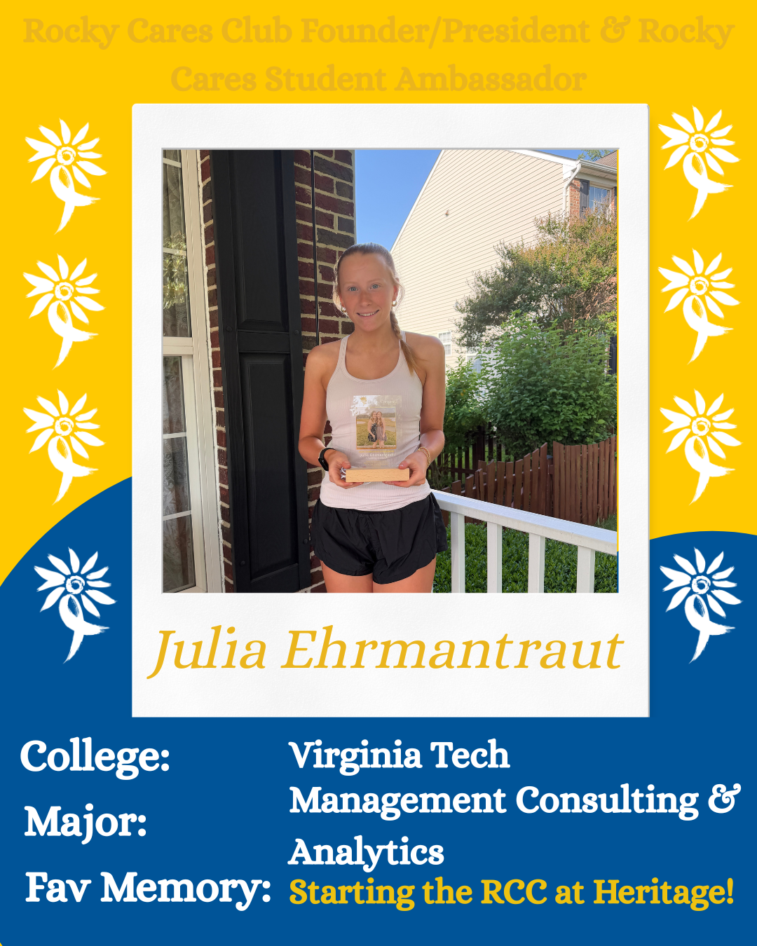 2026 Recipient - Julia Ehrmantraut