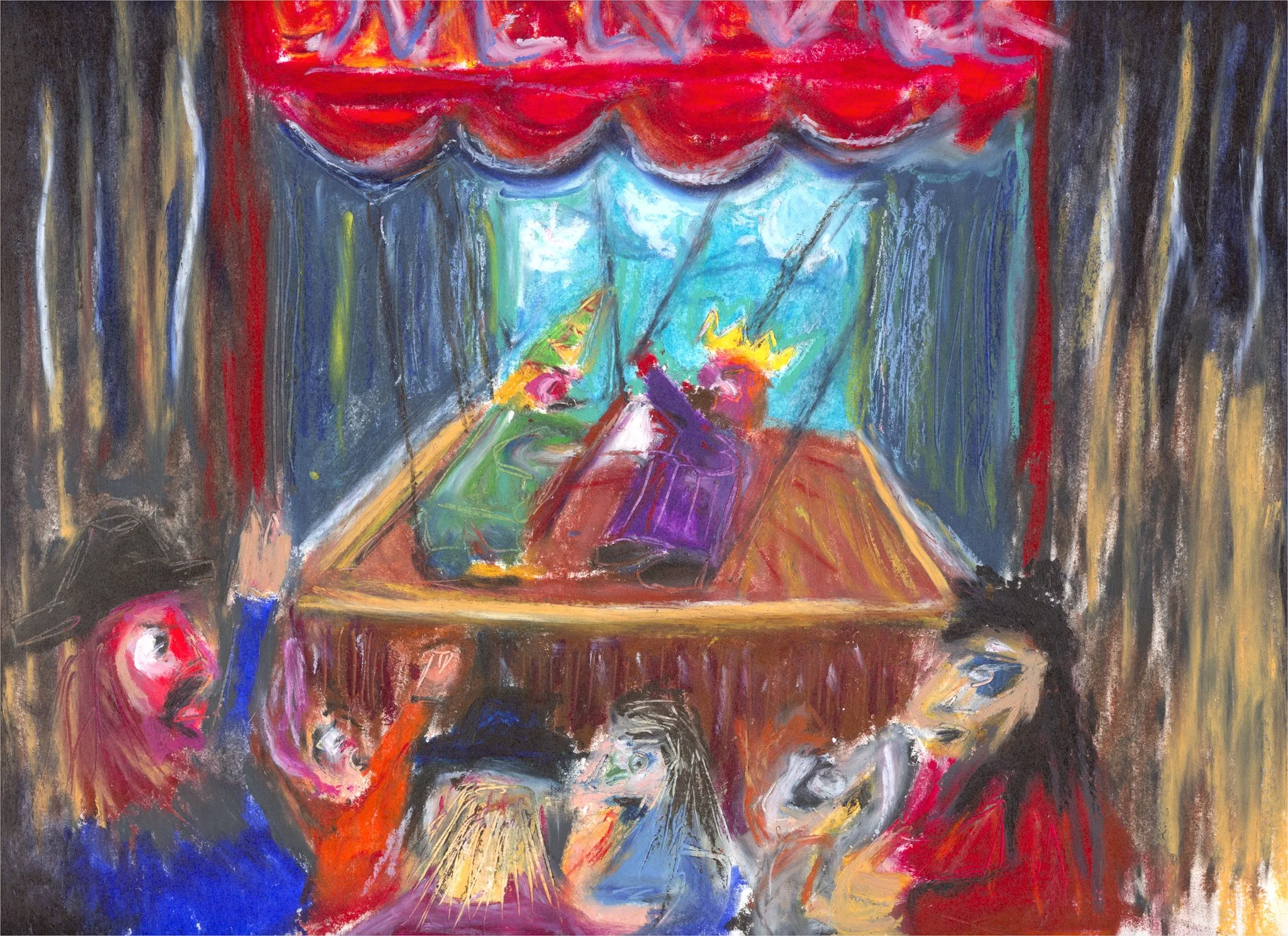 "No Kings"

Oil pastel on cardboard
32x24cm
2022