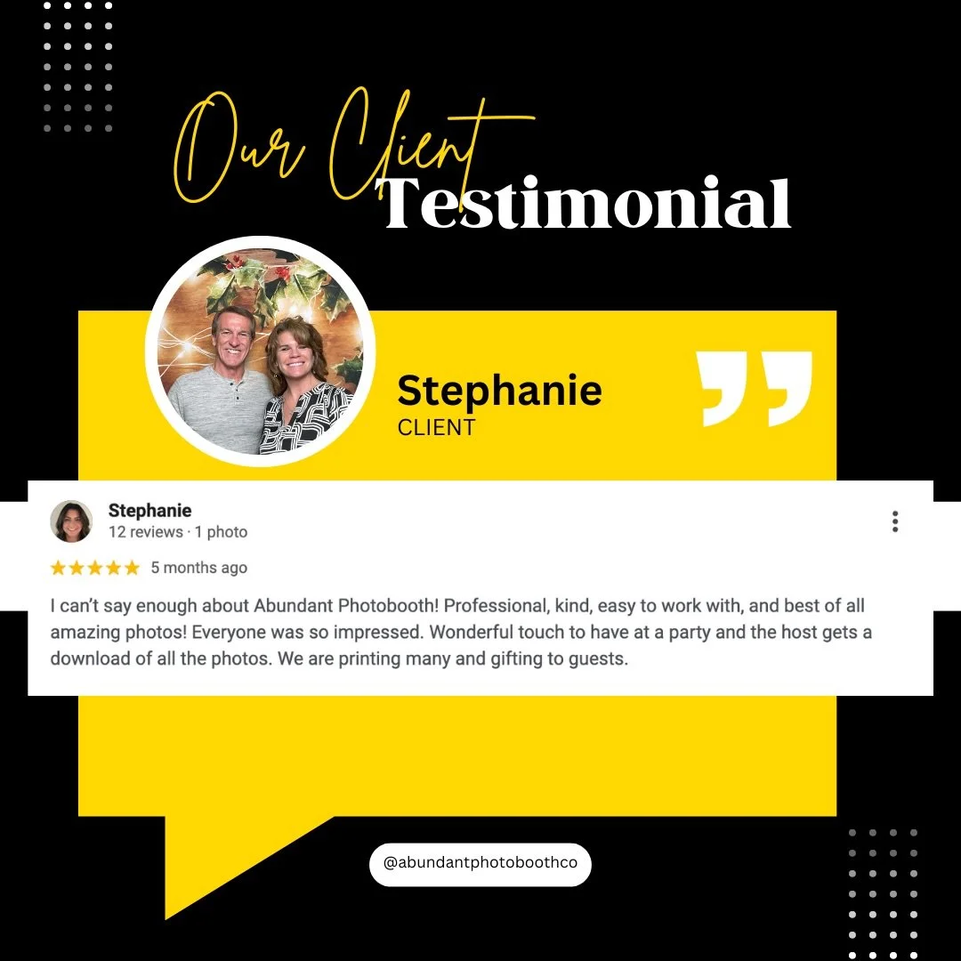 We received a 5-star review from a client for a party we did for her dad&rsquo;s 80th birthday!
⭐️⭐️⭐️⭐️⭐️ 
Our clients always get access to their picture gallery to view, download, and keep forever. In addition, for this party we printed an extra co