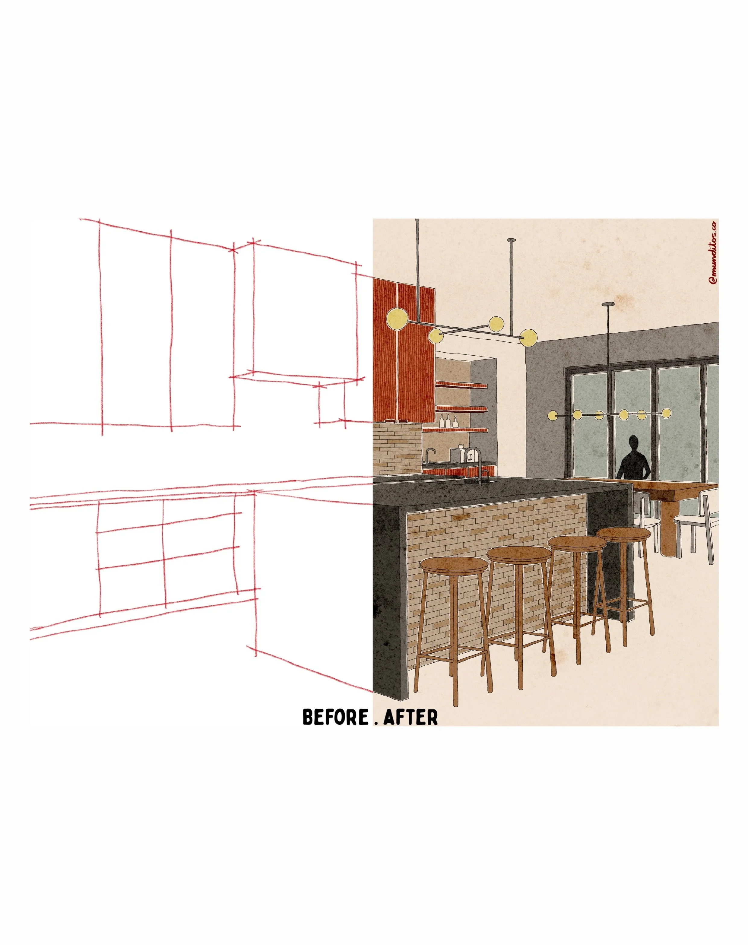 Spending hours in rendering software and still not loving the result? Same. 😅

There&rsquo;s a different way to create architectural visuals &mdash; one that&rsquo;s faster, more expressive, and actually fun. I&rsquo;ve been using Procreate to turn 