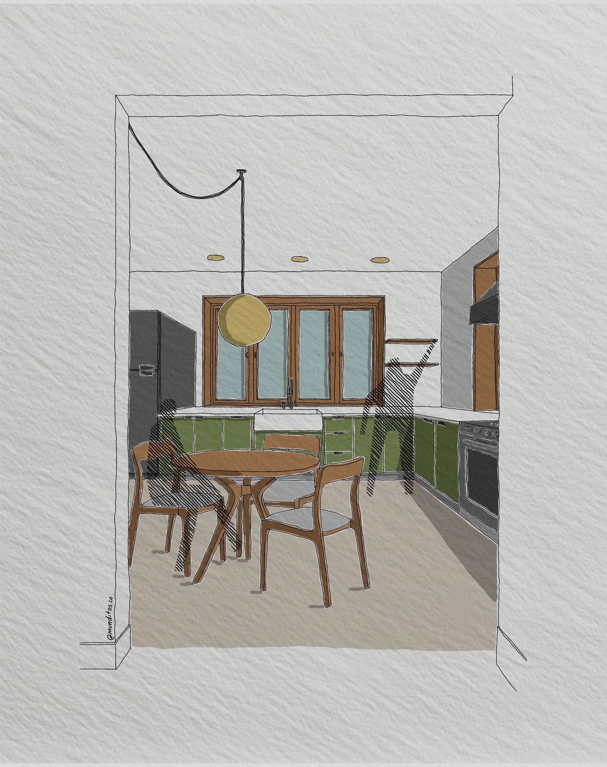 What if your next architectural illustration started with just a site photo? 📸✨

This interior perspective began as a simple photo&hellip; and slowly turned into a sketch that feels atmospheric, expressive, and much more personal than a typical rend