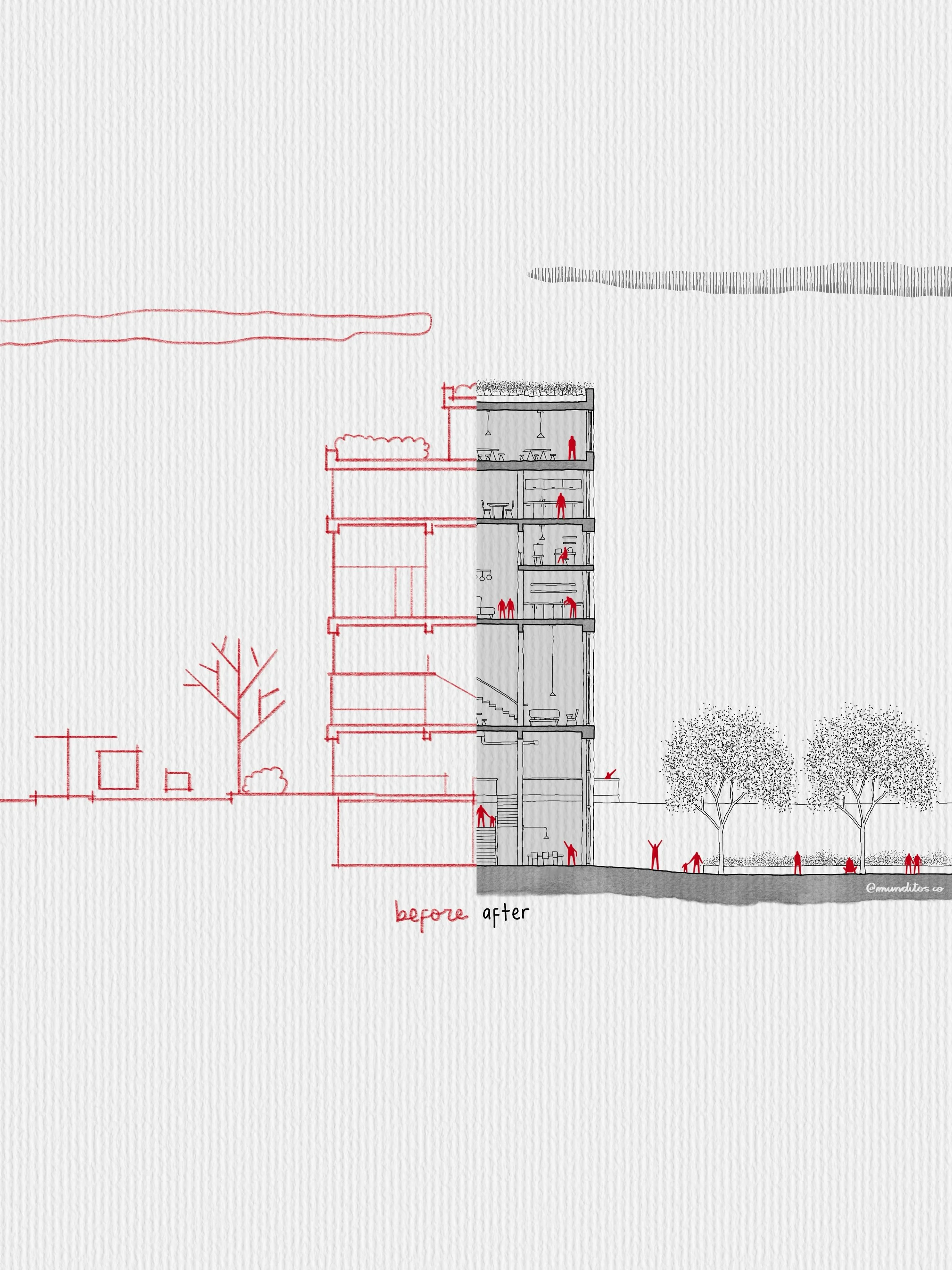 🚨 Most architecture drawings don&rsquo;t have a drawing problem&hellip; They have a storytelling problem. 👀

Ever notice how some architectural illustrations make you stop scrolling instantly, while others get forgotten in seconds?

One of the thin