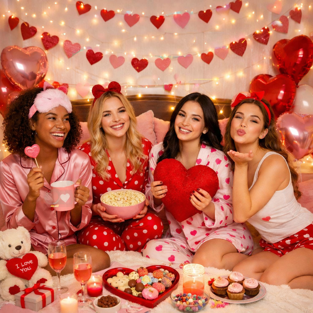 Galentines Pajama Party: The Ultimate Cozy &amp; Chic Guide to Celebrating With Your Besties