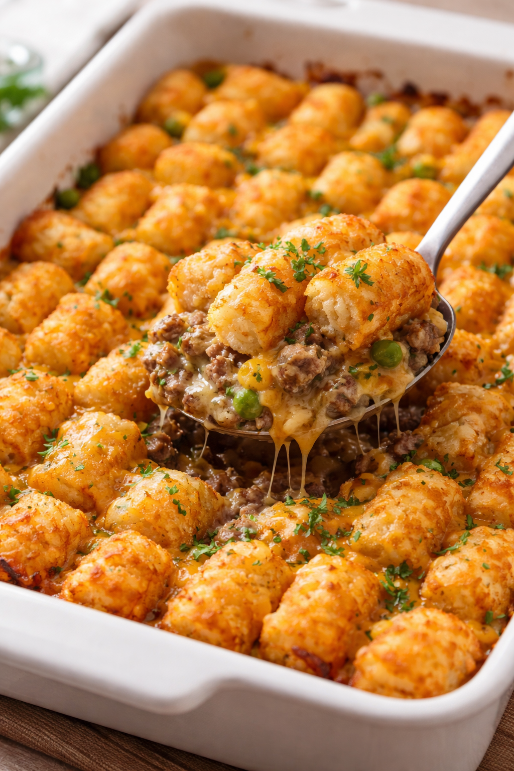 The Ultimate Tator Tot Casserole With Ground Beef (Easy, Cheesy, Family-Favorite)